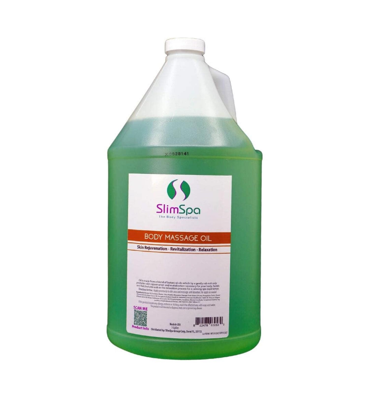 Body Massage Oil 1 Gallon - Professional Spa Anti-Cellulite Treatment Oil - Buy Online on GoSupps.com