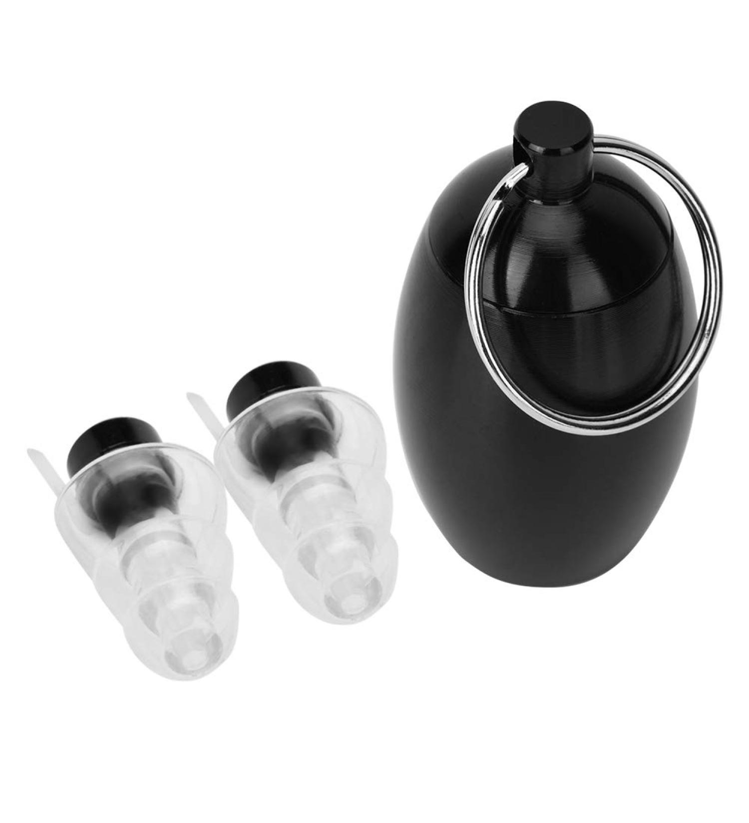 High-Fidelity Sonew Earplugs for Noise Reduction | Hypoallergenic Soft Silicone Hearing Protection for Concerts Musicians Shooting & Hunting - Black (Includes Case) - Buy Online on GoSupps.com
