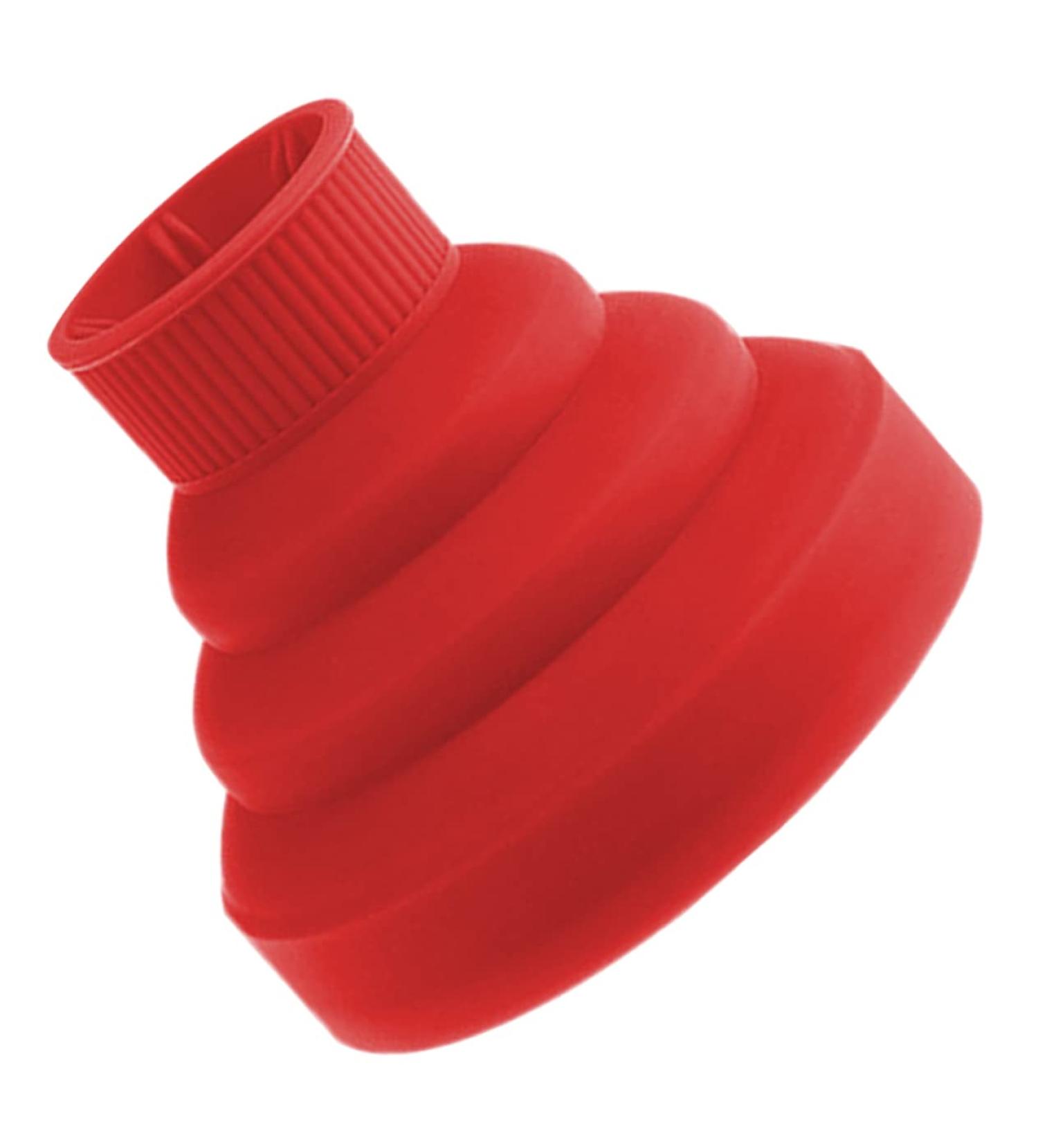 Universal Silicone Hair Dryer Diffuser Cover - Red Hair Diffuser Nozzle for Salon & Home - 13.8x13.8cm Hair Dryer Supplies - Buy Online on GoSupps.com