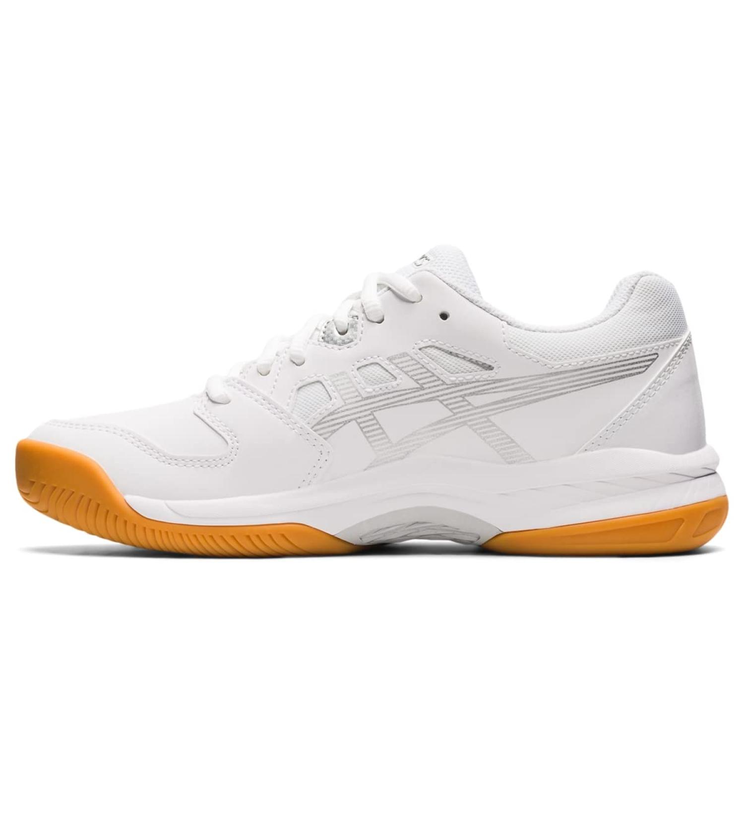 ASICS Women's Gel-Renma Pickleball Shoes 8.5 - White/Pure Silver - Buy Online on GoSupps.com