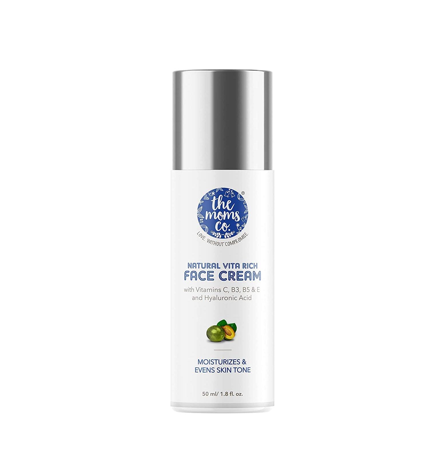 The Moms Co. Natural Vita Rich Face Cream 50 ml - Buy Online on GoSupps.com