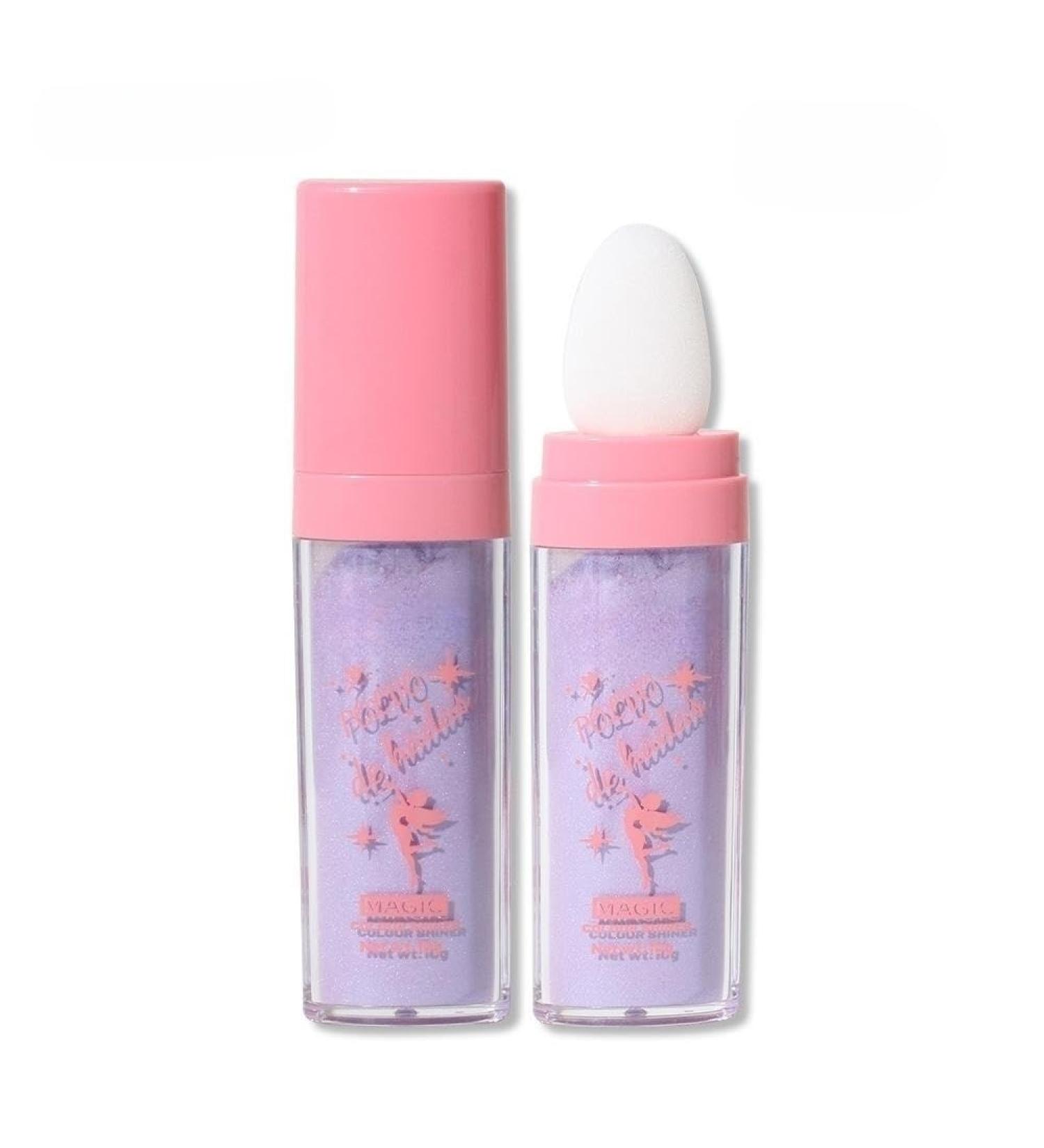 PICKX Fluorescent powder Body Flash Powder Stick Shiny Pink Fairy Pink Shiny Pink White Moonlight Powder Makeup stick Fairy Powder Highlights Fairy Powder Fairy Pink Highlights Patch Fairy Makeup (06#Purple) - Buy Online on GoSupps.com