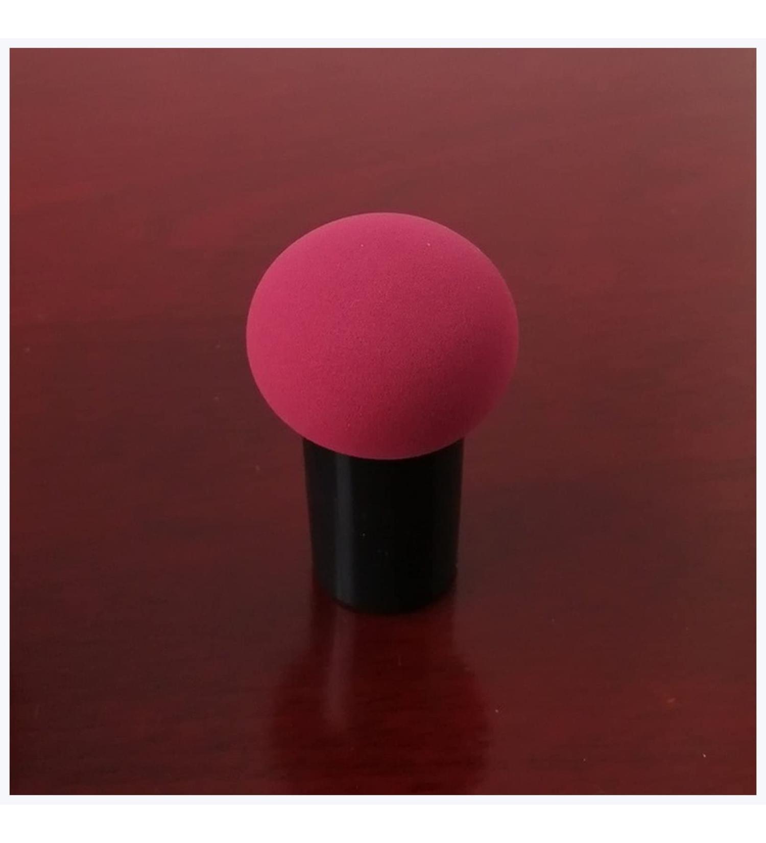 Makeup Sponge Non-latex Makeup Sponge Mushroom Head Powder Liquid Foundation Puff Dry & Wet Multi- function Cosmetic Tool Tamp Storage Box Makeup Sponge Holder(Wine no cap) - Buy Online on GoSupps.com