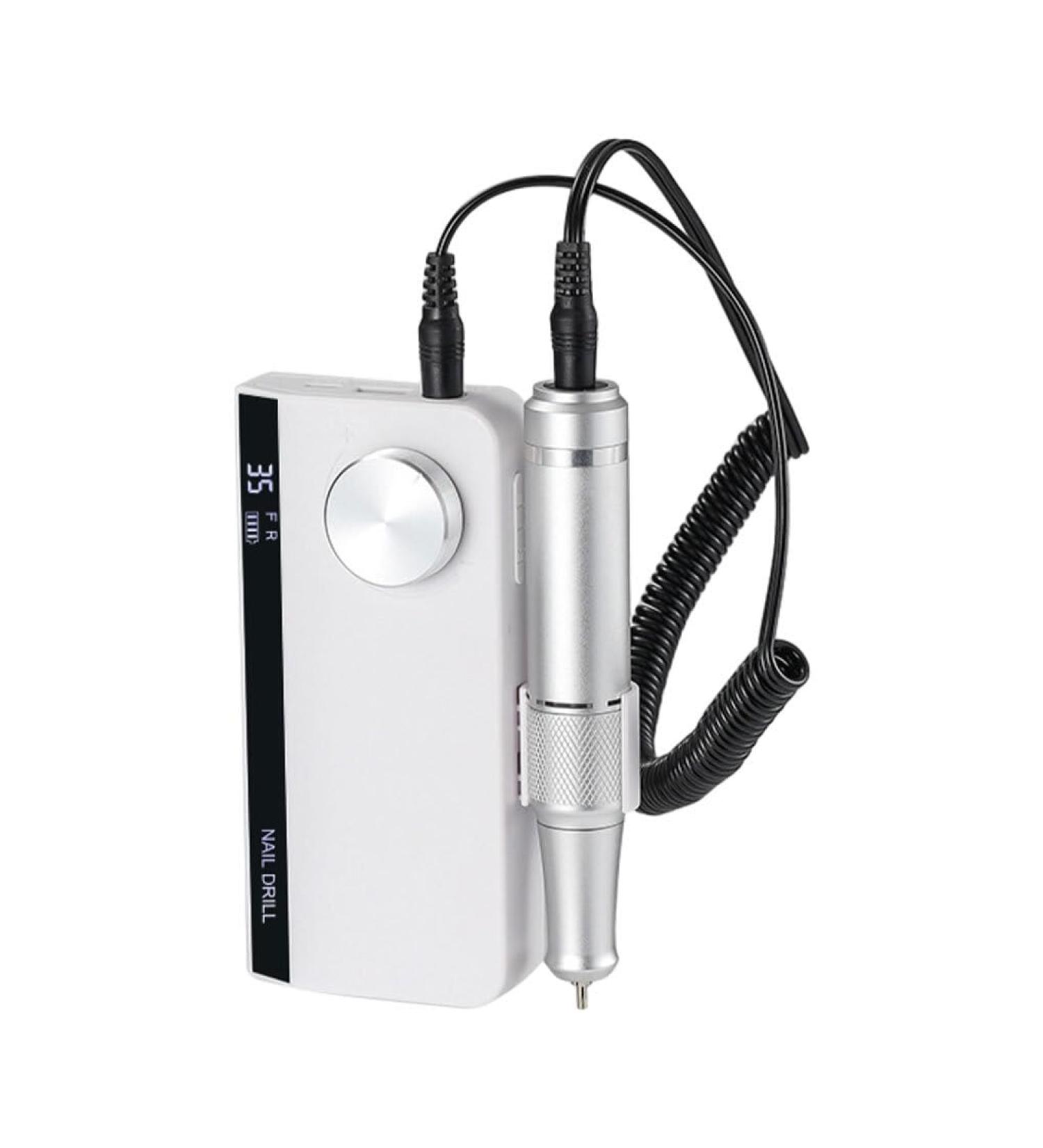 kawehiop Powerful Motor Electric Nail Drill For Efficient Nail Polishing With Accessory Rechargeable Nail Gel Polisher polar white - Buy Online on GoSupps.com