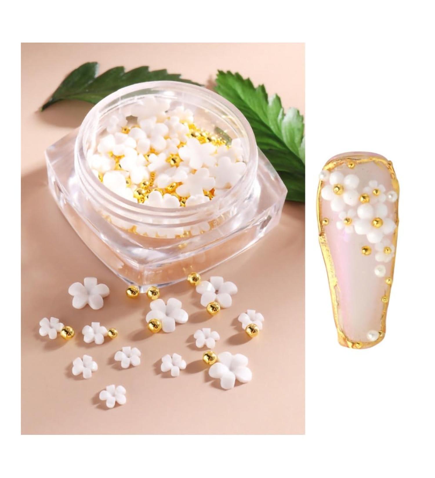Flower Nail Charms Nail Rhinestone Nail Decoration Women Girls Valentines DIY Manicure Supplies (Color : C) - Buy Online on GoSupps.com