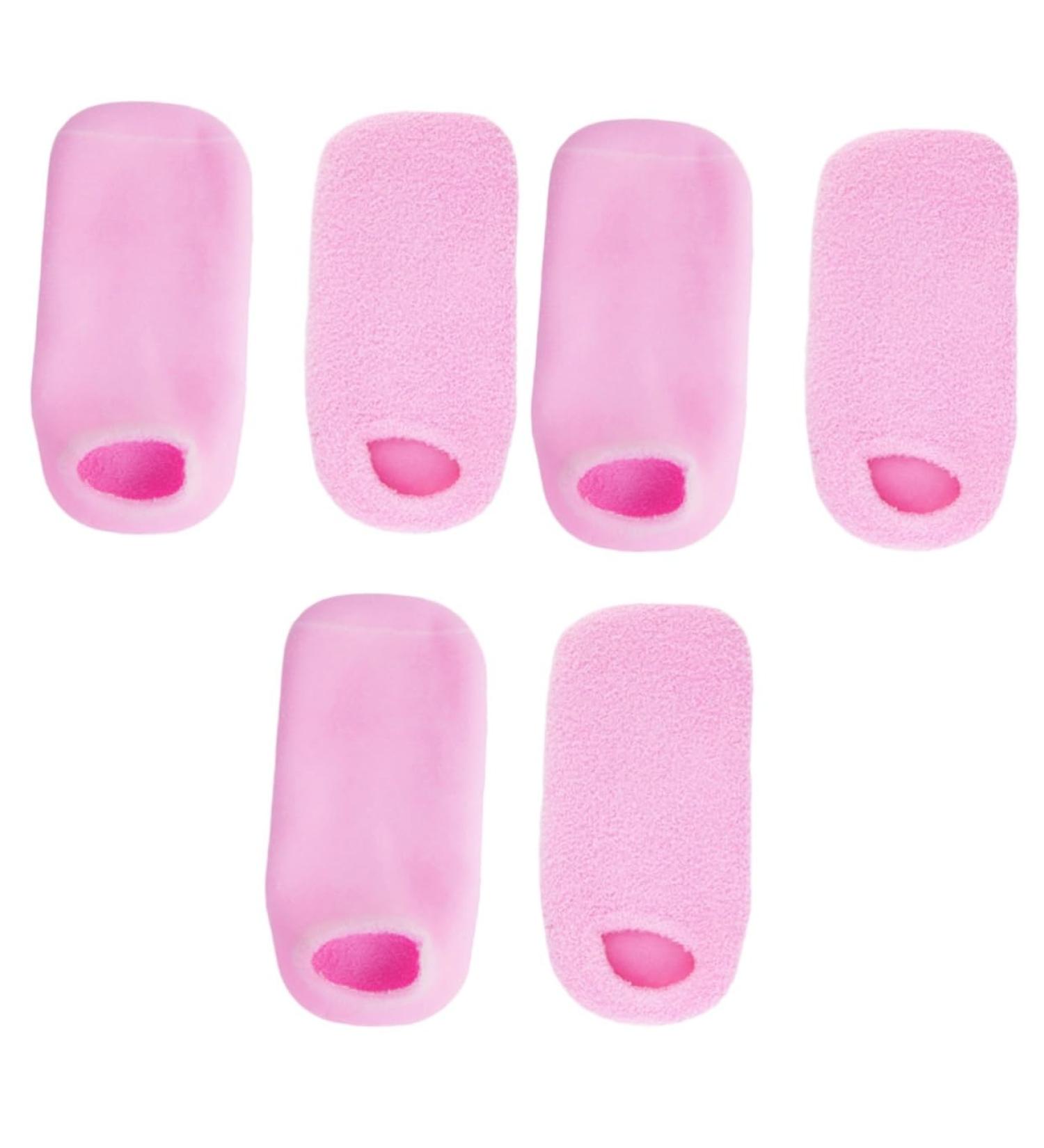 FRCOLOR 3 Pairs Cracked Heel Socks Gel Socks Moisturising Foot Socks with Gel Lining Wet Socks Gel Socks for Moisturising Spa Feather Yarn Boots Miss - Buy Online on GoSupps.com