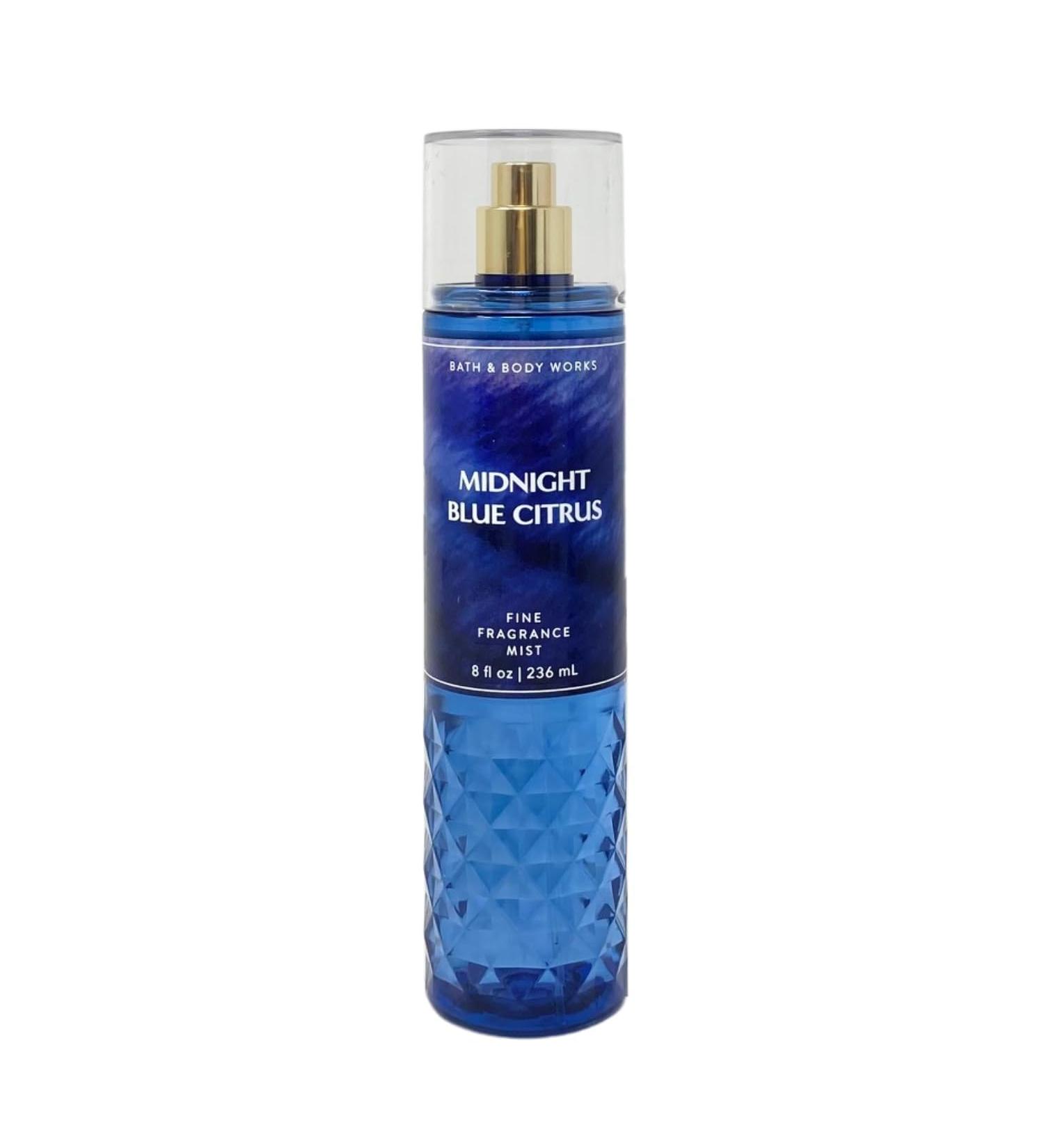 Bath & Body Works Midnight Blue Citrus Fine Fragrance Body Spray Mist Warm Vanilla Sugar (Midnight Blue Citrus)