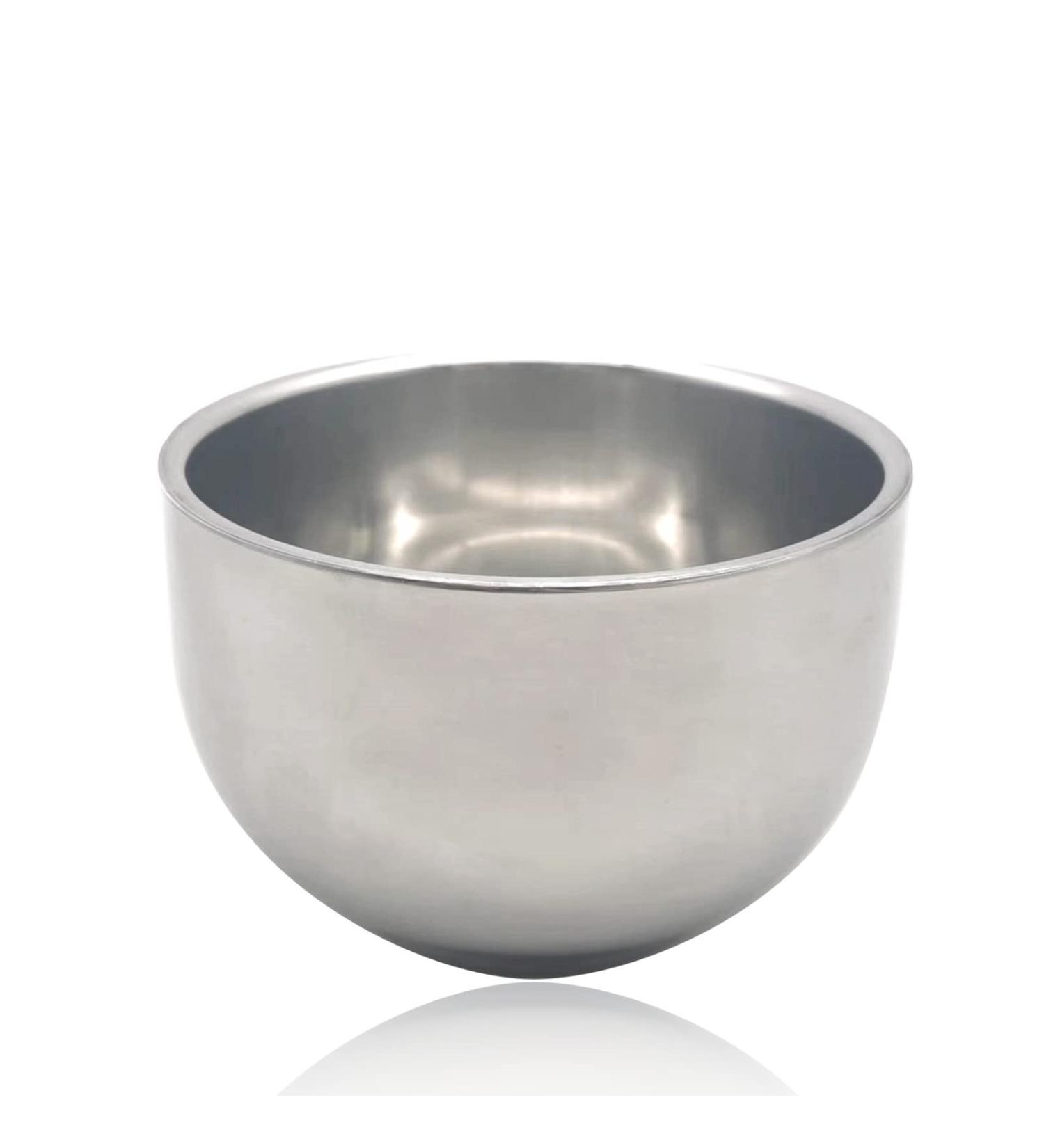 ECHOLLY Large Shaving Soap Bowl - Durable Metal Shave Mug for Cream & Soap - Double Layer Smooth Shave Unbreakable Mug with Heat Insulation - Buy Online on GoSupps.com