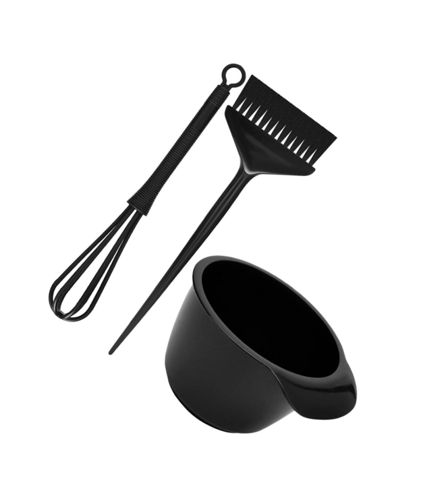 POPETPOP Kit De Coloration Capillaire 3 Pi ces Noir Pinceau De Teinture Cheveux Bol M langeur Tige Agitateur Professionnel Salon Maison - Buy Online on GoSupps.com
