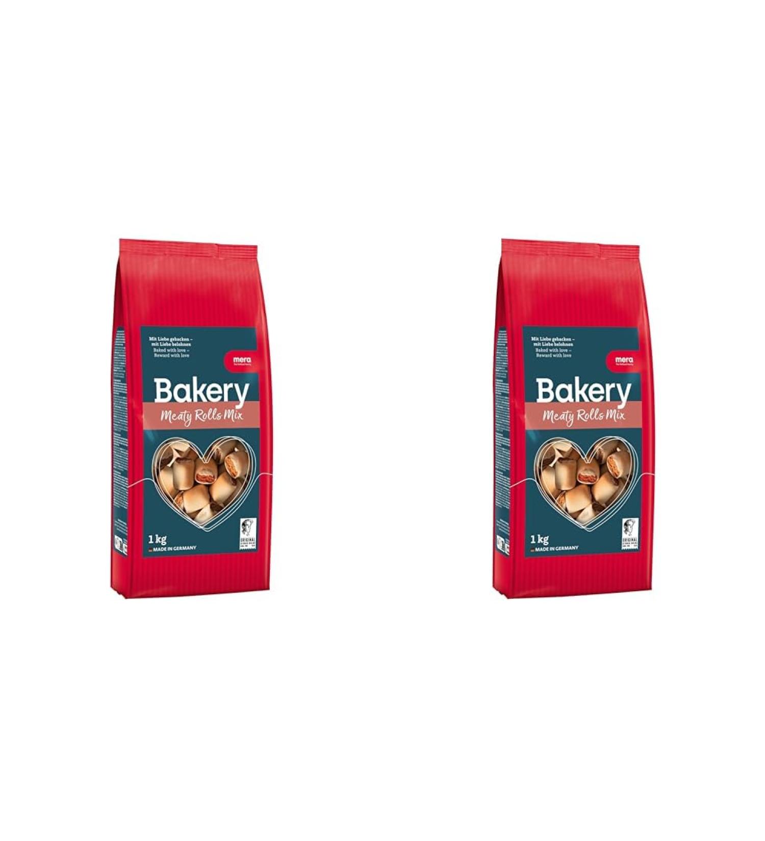 MERA Bakery Meaty Rolls Mix 1kg (Pack of 2) - Premium Dog Treats for Healthy Dogs | International Shipping Available - Buy Online on GoSupps.com