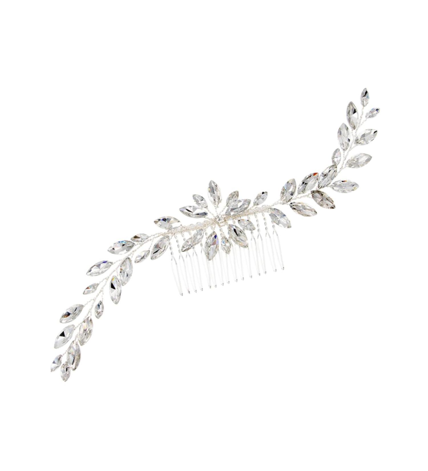 Angoily Hair Barrettes Rhinestone Bobby Pins Hair Pin Bridal Wedding Headpiece Rhinestone Hair Clip Crystal Hair Comb Bride Insert Comb Women Comb Jewelry Hair Accessories Hairpin Headgear - Buy Online on GoSupps.com