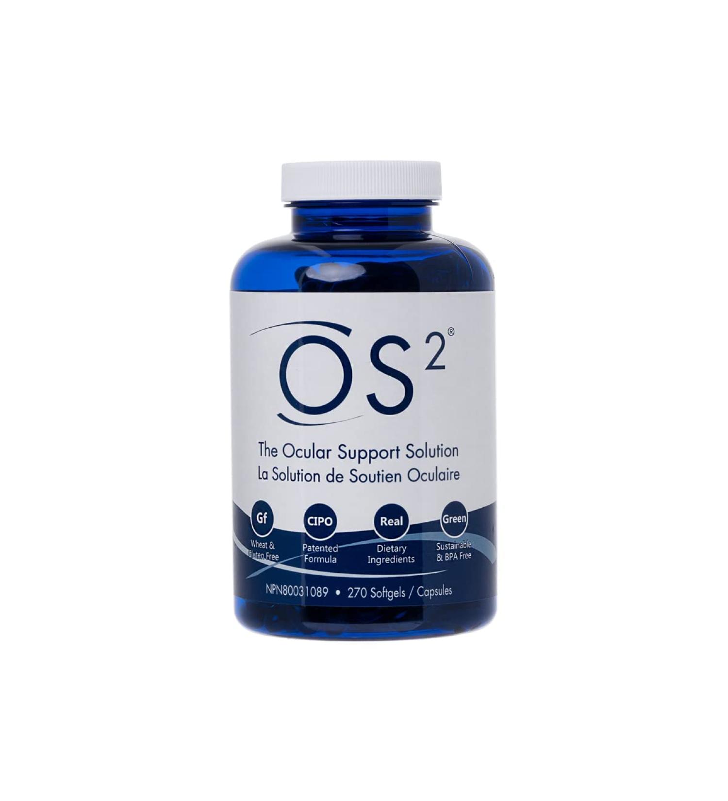 Nugevity OS2 The Ocular Support Solution Eye Health Supplement - Includes Lutein Zeaxanthin Antioxidants and Omega-3 Fish Oil - 270 softgels 270 count (Pack of 1) - Buy Online on GoSupps.com