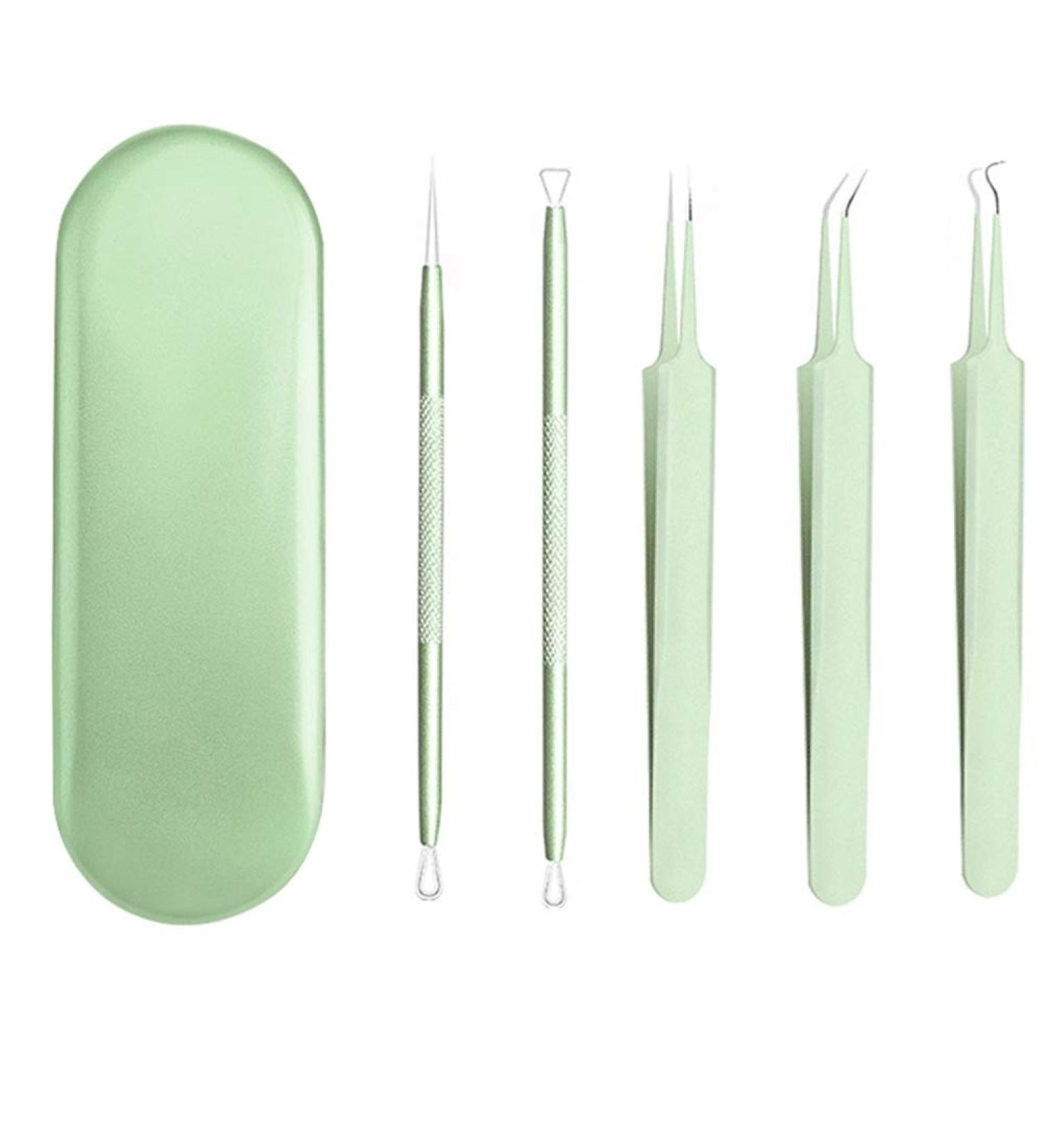 Jalzdieod Premium Blackhead Acne Comedone Pimple Blemish Extractor Remover Tool Blackhead Pimple Needles Skin Care Kit - Buy Online on GoSupps.com