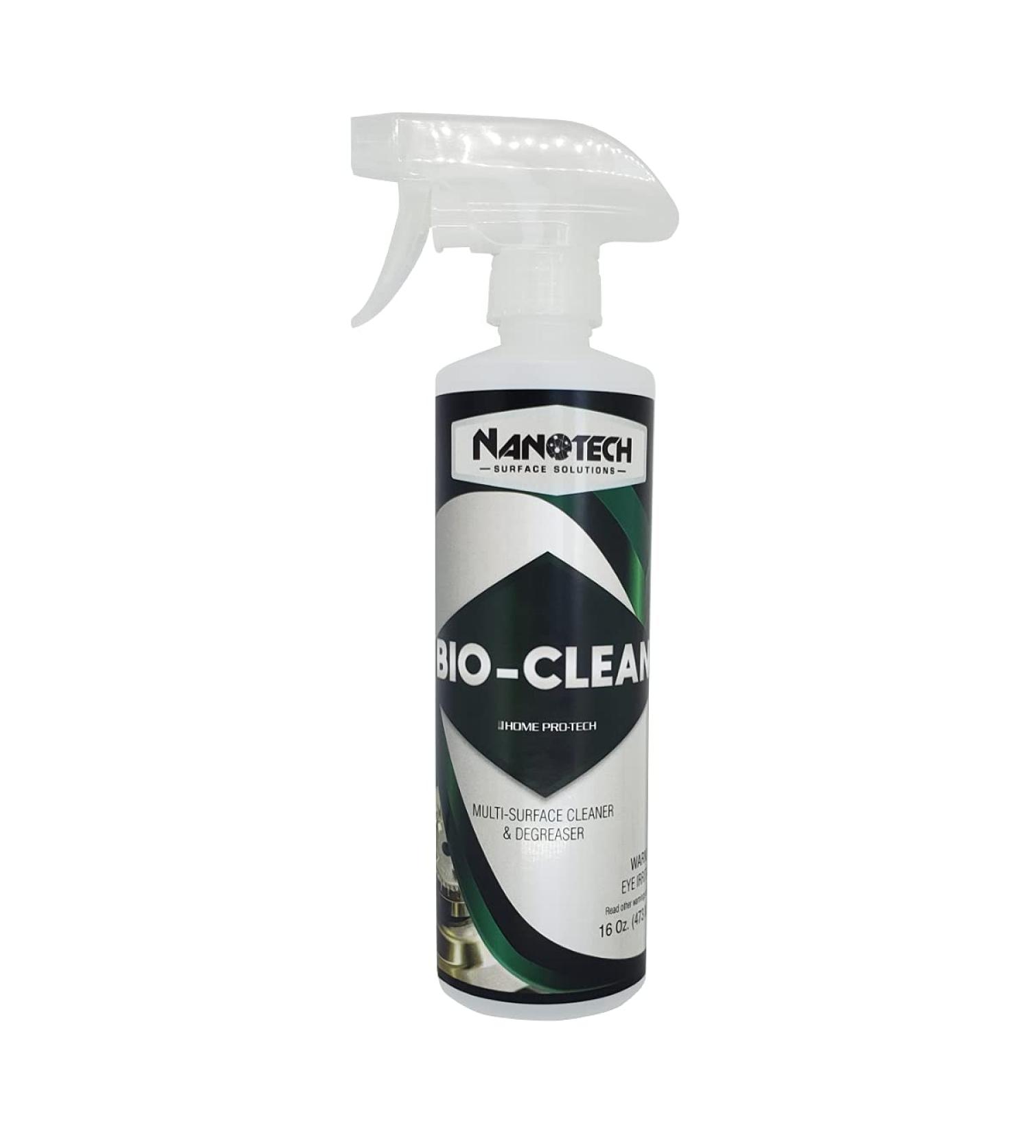 Nanotech SS Bio Clean - Biodegradable Multi-Surface Heavy Duty Cleaner & Degreaser - Safe for Natural Stone Stainless Steel Plastic Glass Metal Vinyl (16 Oz) - Eco-Friendly International Shipping - Buy Online on GoSupps.com