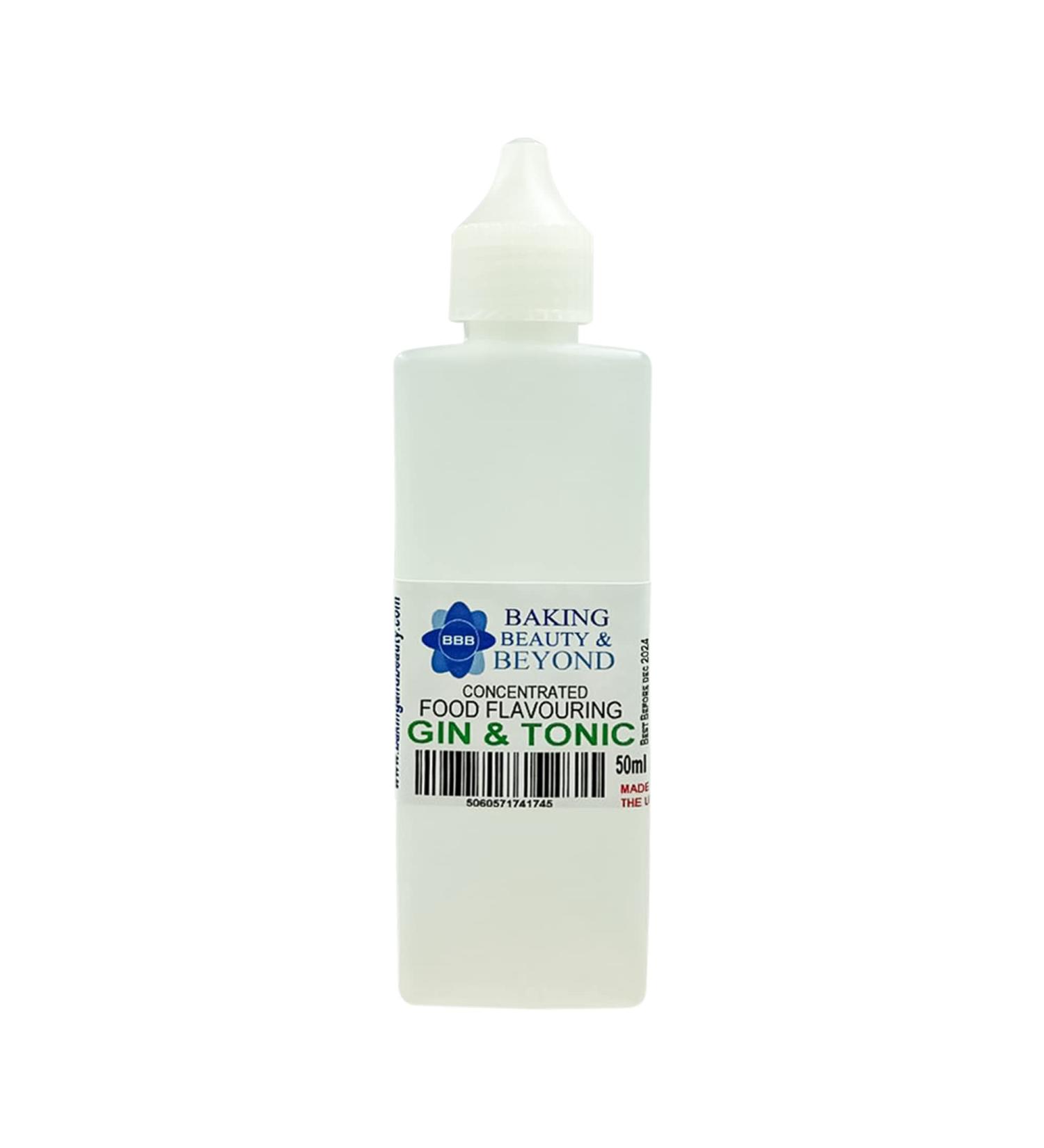 Baking Beauty and Beyond Concentrated Food Flavouring Oil - Dozen of Professional Quality Food Grade Flavouring Oil for Candy Making Baking Cooking Lip Balm and Lip Gloss - Gin & Tonic (50ml) - Buy Online on GoSupps.com