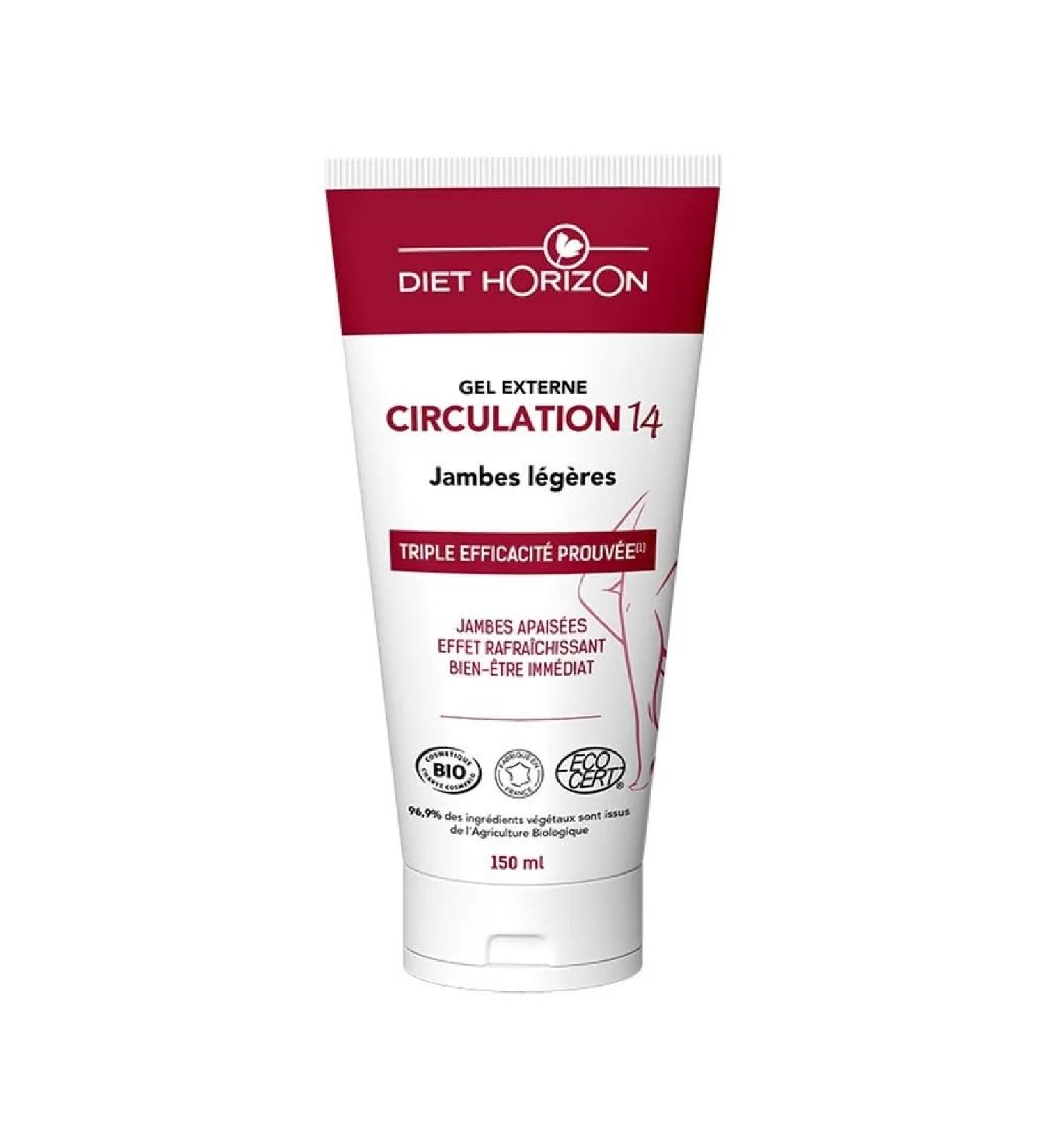 Gel externe jambes l g res 150ml circulation 14 Diet Horizon