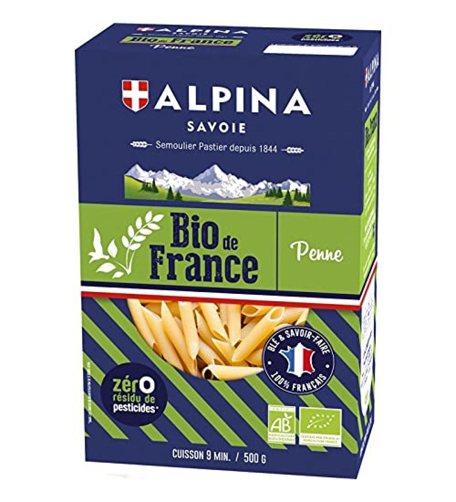 G n rique Alpina Savory Organic Penne 500 g