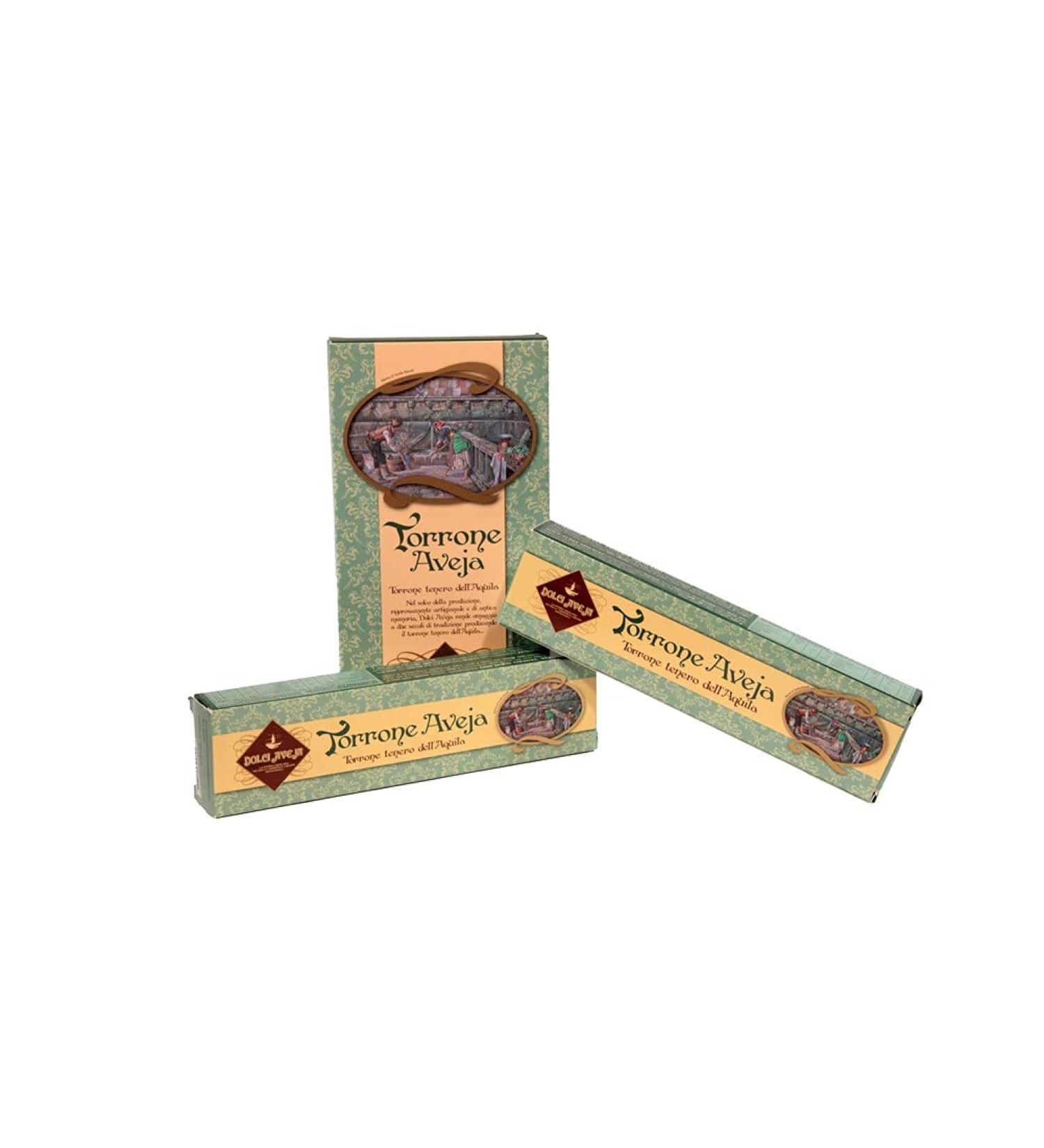 Dolci Aveja - 5x200gr Nougat Moelleux au Miel Chocolat et Noisettes Enti res Typique des Abruzzes - Italie