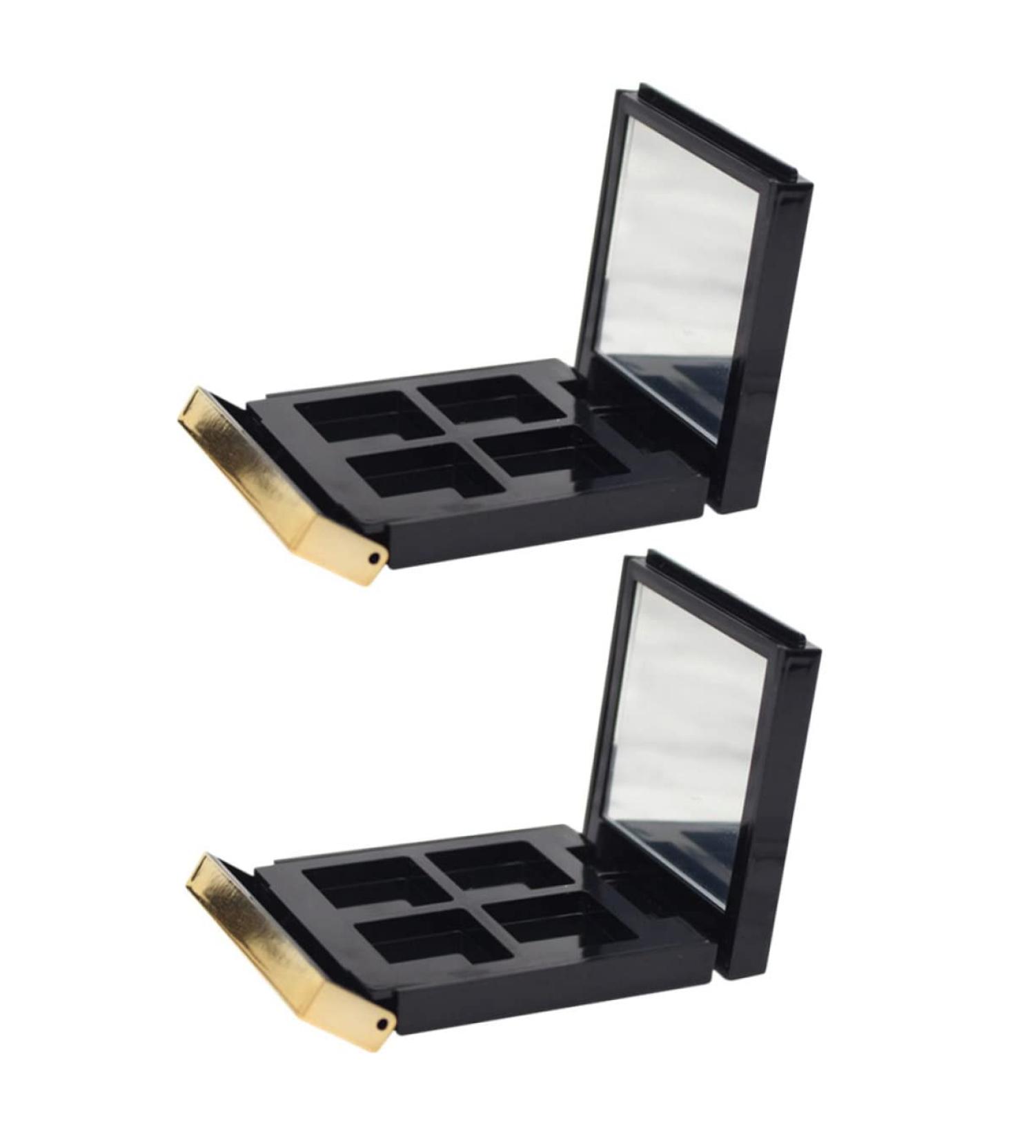 SHERCHPRY 2pcs Eye Shadow Box Mini Highlighters Magnetic Makeup Palette Makeup Eyeshadow Empty Lipstick Case Empty Blusher Containers Empty Eyeshadow Pans Makeup Case Eye Shadow Case Red Box - Buy Online on GoSupps.com