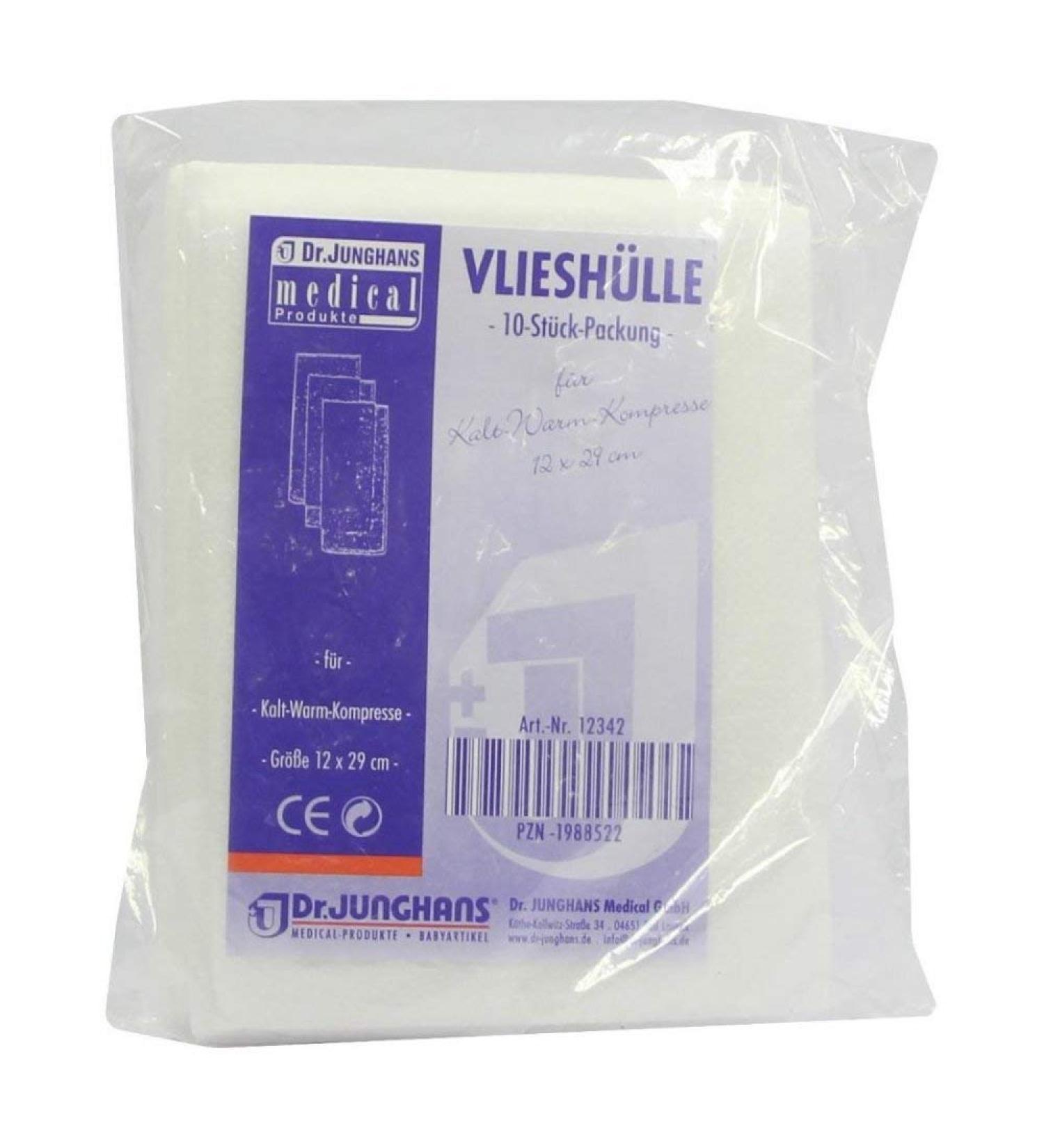COLD-WARM compress 12x29 cm fleece cover 10 pcs