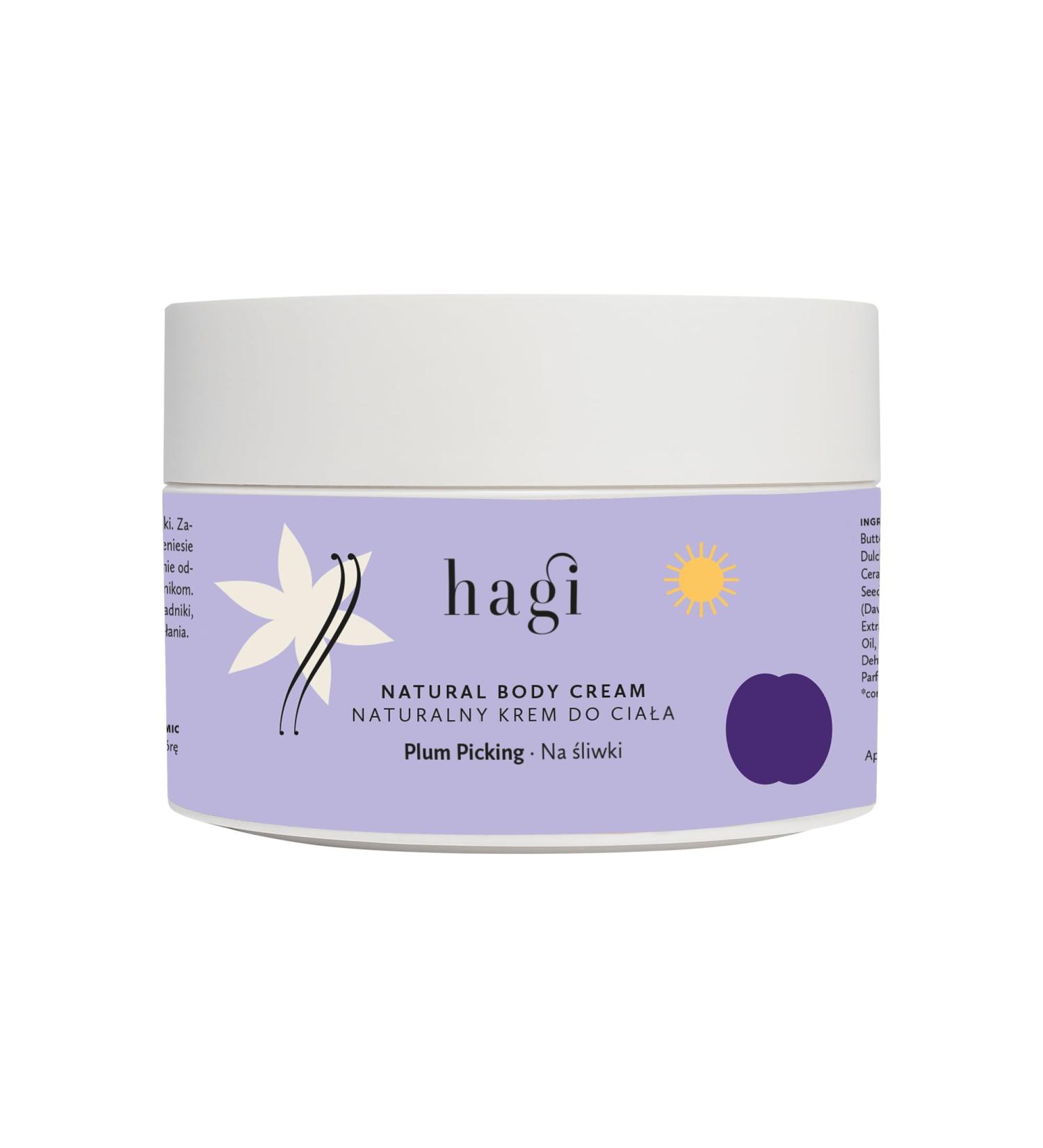 Hagi Plum Picking Body Cream Australian Plum & Hyaluronic Acid With Honey Extract Shea Butter and Cocoa Butter Deeply Nourishing & Moisturizing 200 ml - Buy Online on GoSupps.com