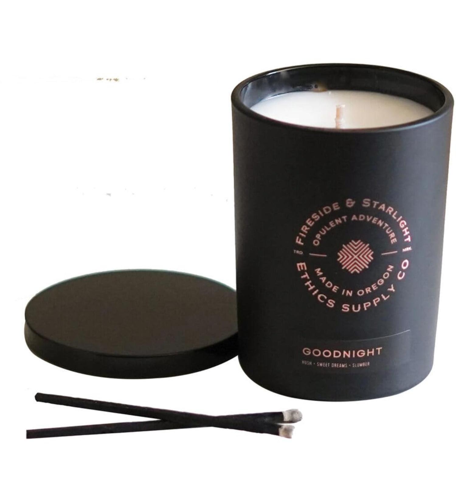Ethics Supply Goodnight Candle - Handcrafted Aromatherapy Coconut Wax Candle | 50 Hour Burn | Made in the USA | 10.5 oz - Buy Online on GoSupps.com