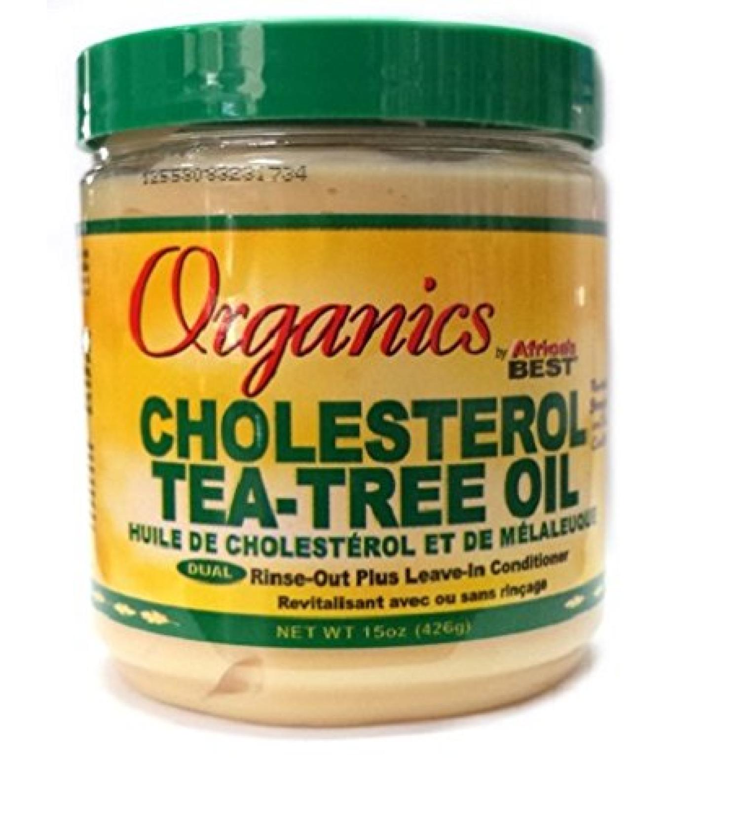 Africa's Best Organics Cholesterol Tea Tree Oil Leave In Conditioner 426g