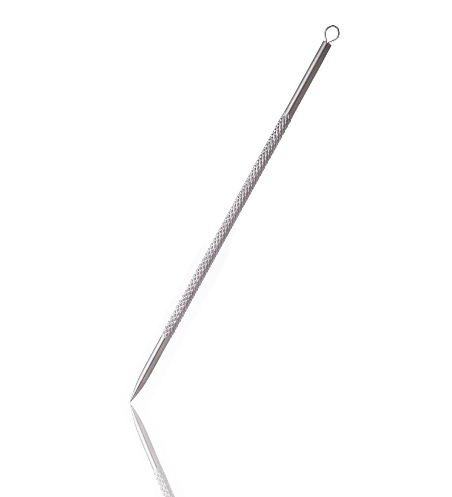 Blackhead Remover Pimple Popper Tool Pimple Extractor Popper Tool Stainless Steel Pimple Extractor Blackhead Removal Tool (Silver) - Buy Online on GoSupps.com