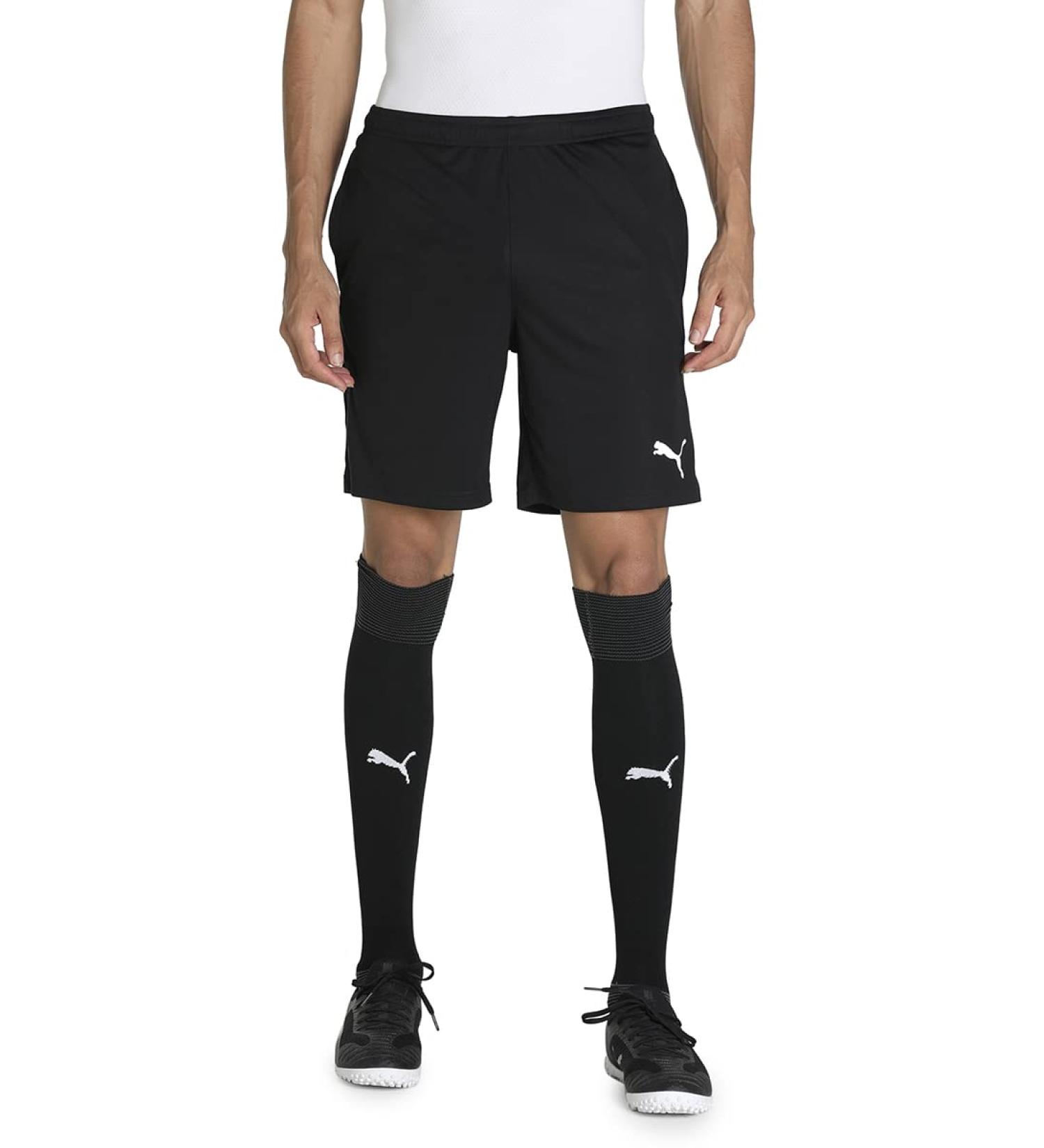Buy PUMA Men's Teamrise Training Shorts | Puma Black-White | International Shipping Available - Buy Online on GoSupps.com