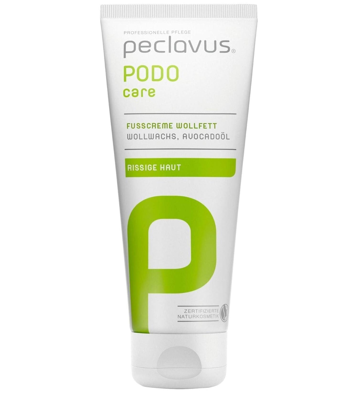 Peclavus PODOcare foot cream wool fat for cracked foot skin 100ml