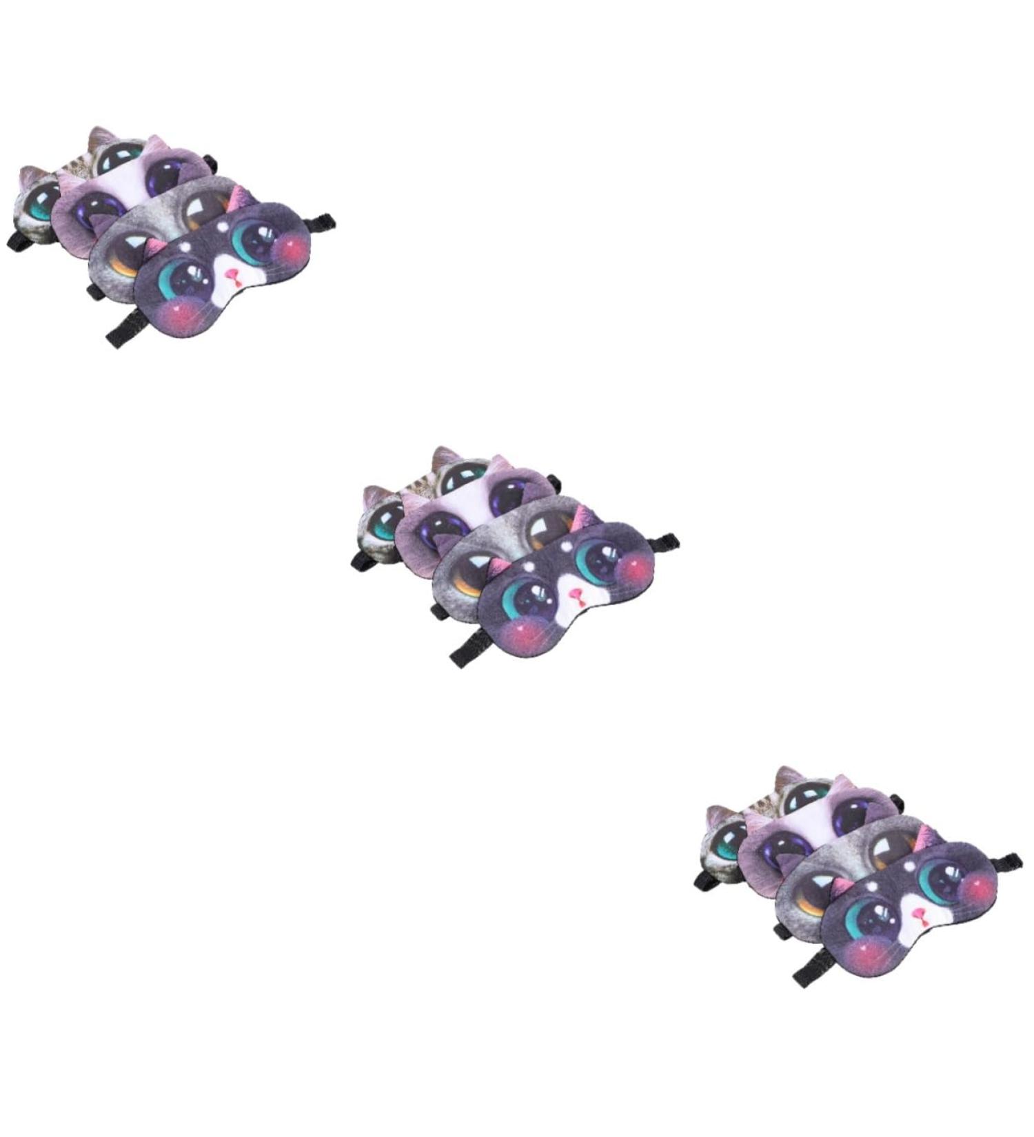 Buy Healeved 12 Pcs Blackout Eye Shield Sleep Masks - Comfortable Cotton Eye Shades for Sleeping & Relaxation - Ideal for Travel & Home Use - Buy Online on GoSupps.com