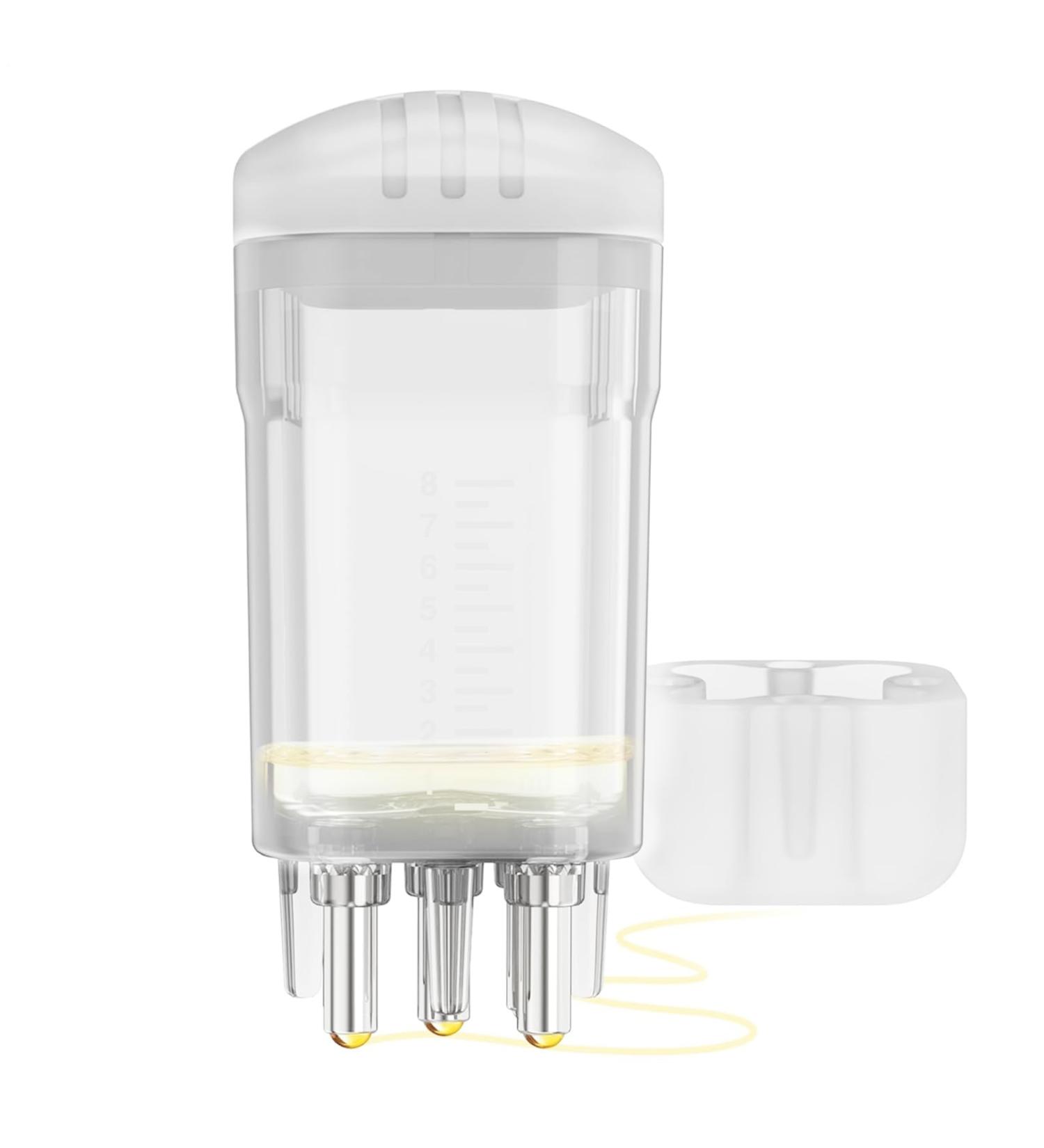 Applicateur d'Huile Capillaire | Peigne Massant Portable Distribution D'huile Capillaire Pour Femme - Fournitures de Soins Personnels pour Toute la Famille Blanc - Buy Online on GoSupps.com