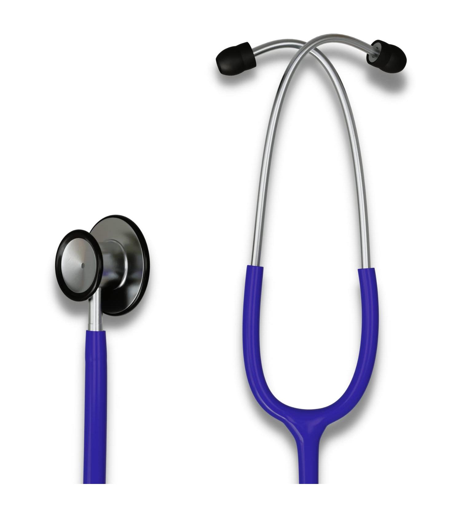 HCS Stethoscope - Lightweight Design - 360 Dual Head Chest Piece - Blue - Ideal for Nursing Students, Doctors, and Vet Techs - Buy Online on GoSupps.com