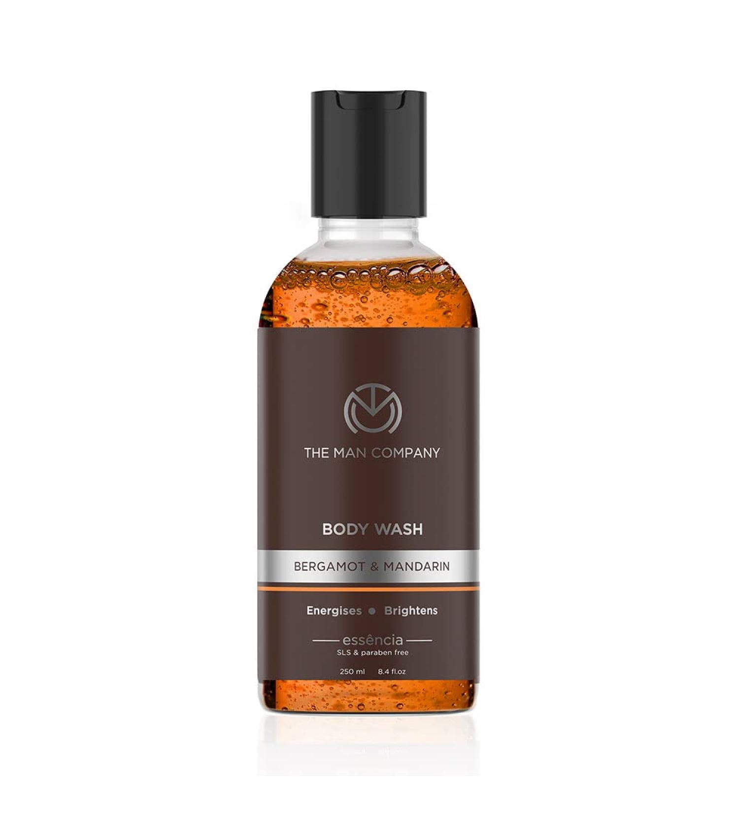 The Man Company Body Wash With Bergamot & Mandarinshower Gel For Glowing & Brightening Skinlong Lasting Fragrance & Paraben-Free - 250 Ml - Buy Online on GoSupps.com