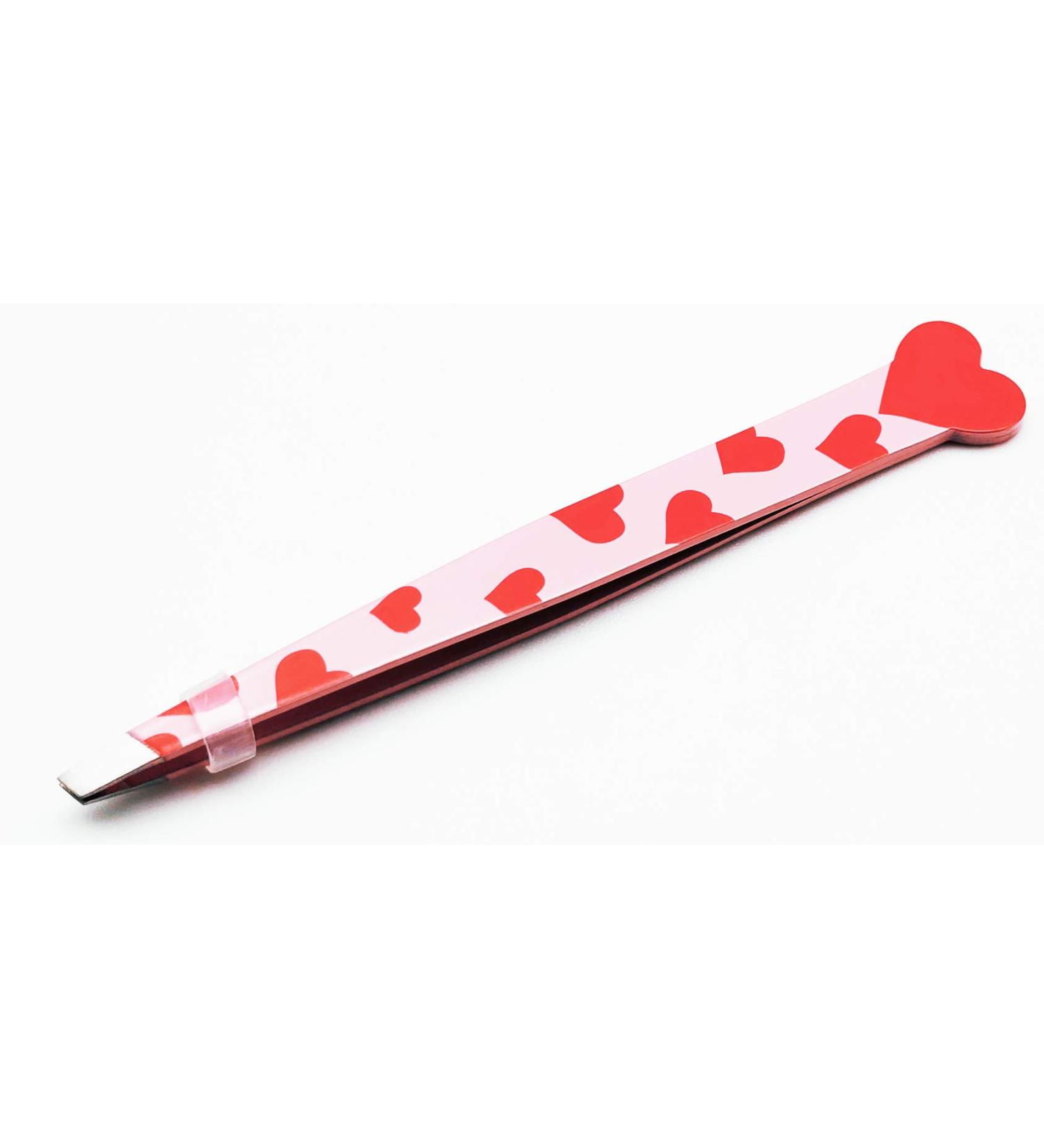 Uniware Professional Eyebrow Tweezer (Pink Heart Design)