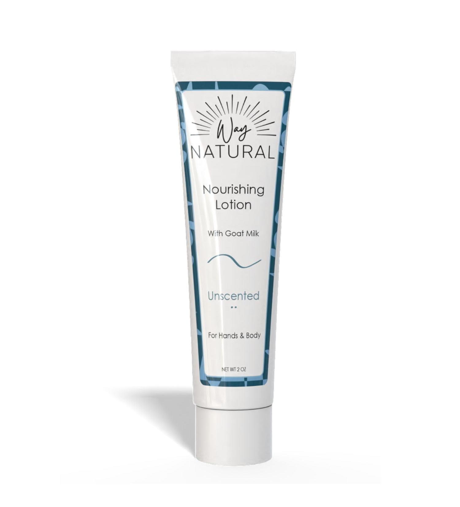 Nourishing Goat Milk Lotion Fragrance-Free - Travel Size Natural Hand & Body Unscented Lotion for Dry Skin Relief USA Made - Goat Milk Hand Cream for Women & Men - 2oz Tube Unscented (2oz Tube) - Buy Online on GoSupps.com