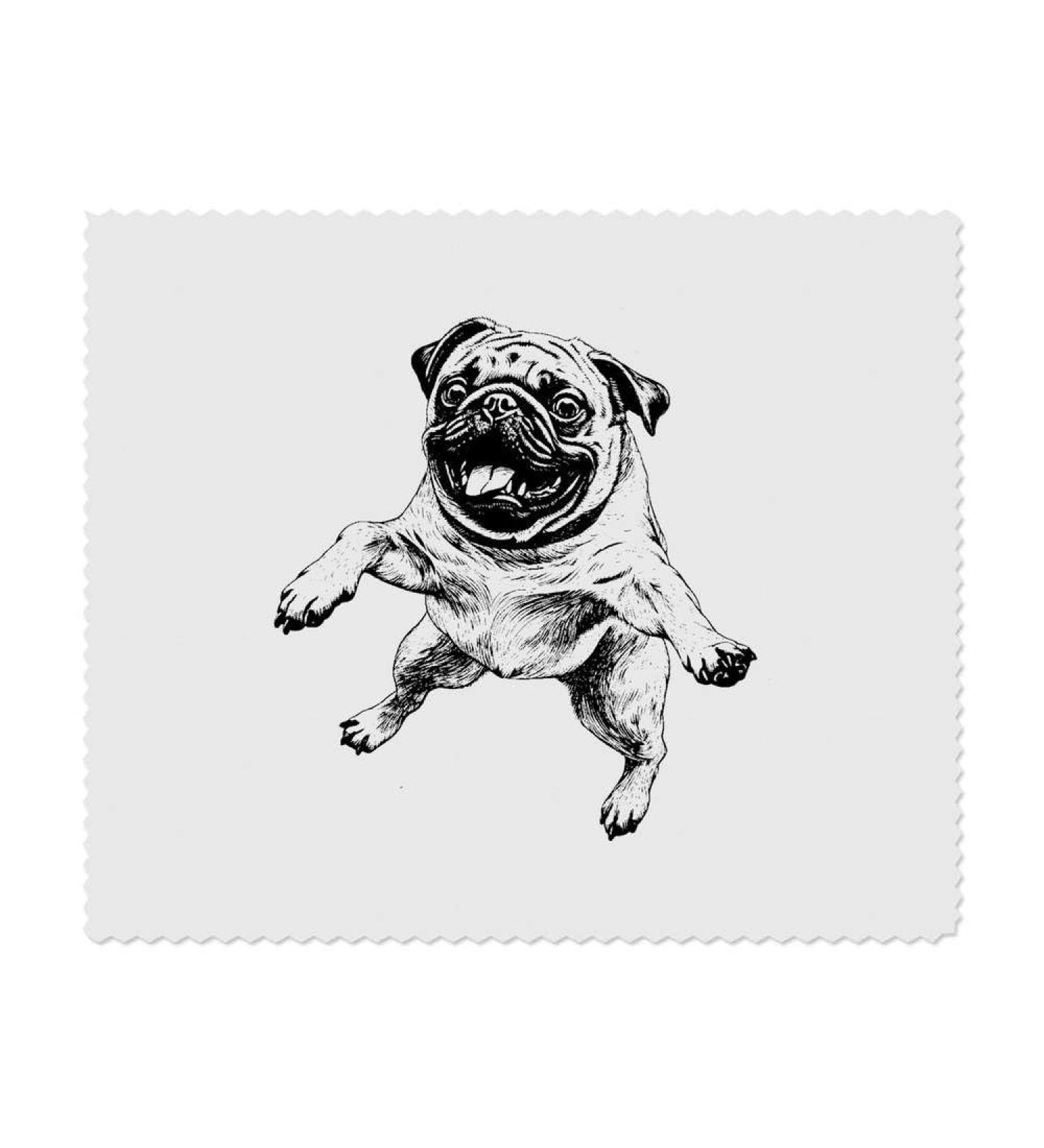 2 x Jumping Pug Microfiber Cleaning Cloths - Ultra Soft Highly Absorbent | International Shipping Available - Buy Online on GoSupps.com