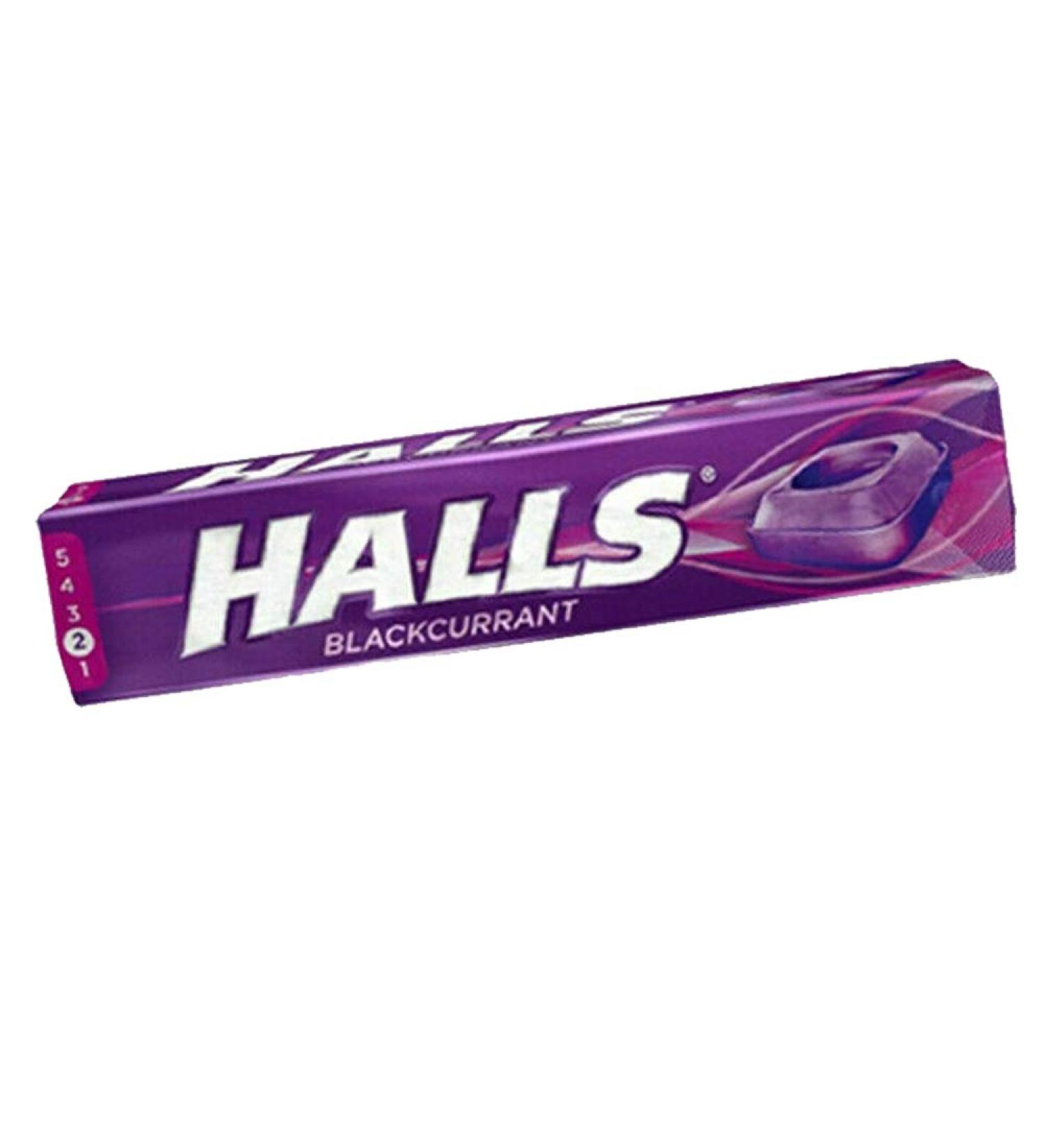 HALLS Sweets - Original (Blackcurrant 20 Bars) BLACKCURRANT 20 Bars