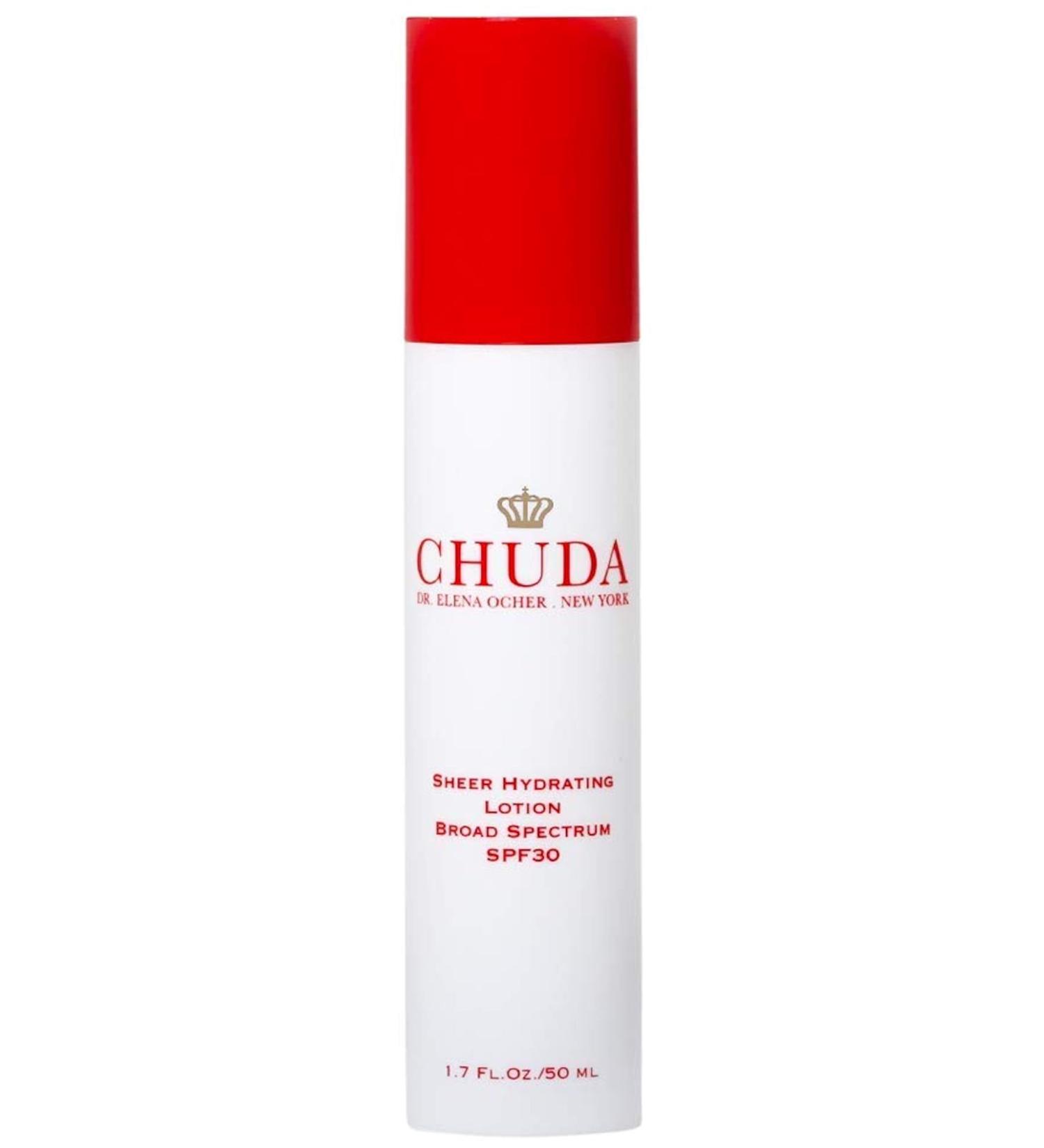 Chuda Sheer Hydrating Lotion SPF 30 | Vitamin-Rich Sunscreen & Moisturizer for Dry Sensitive Skin - 50ml - Buy Online on GoSupps.com
