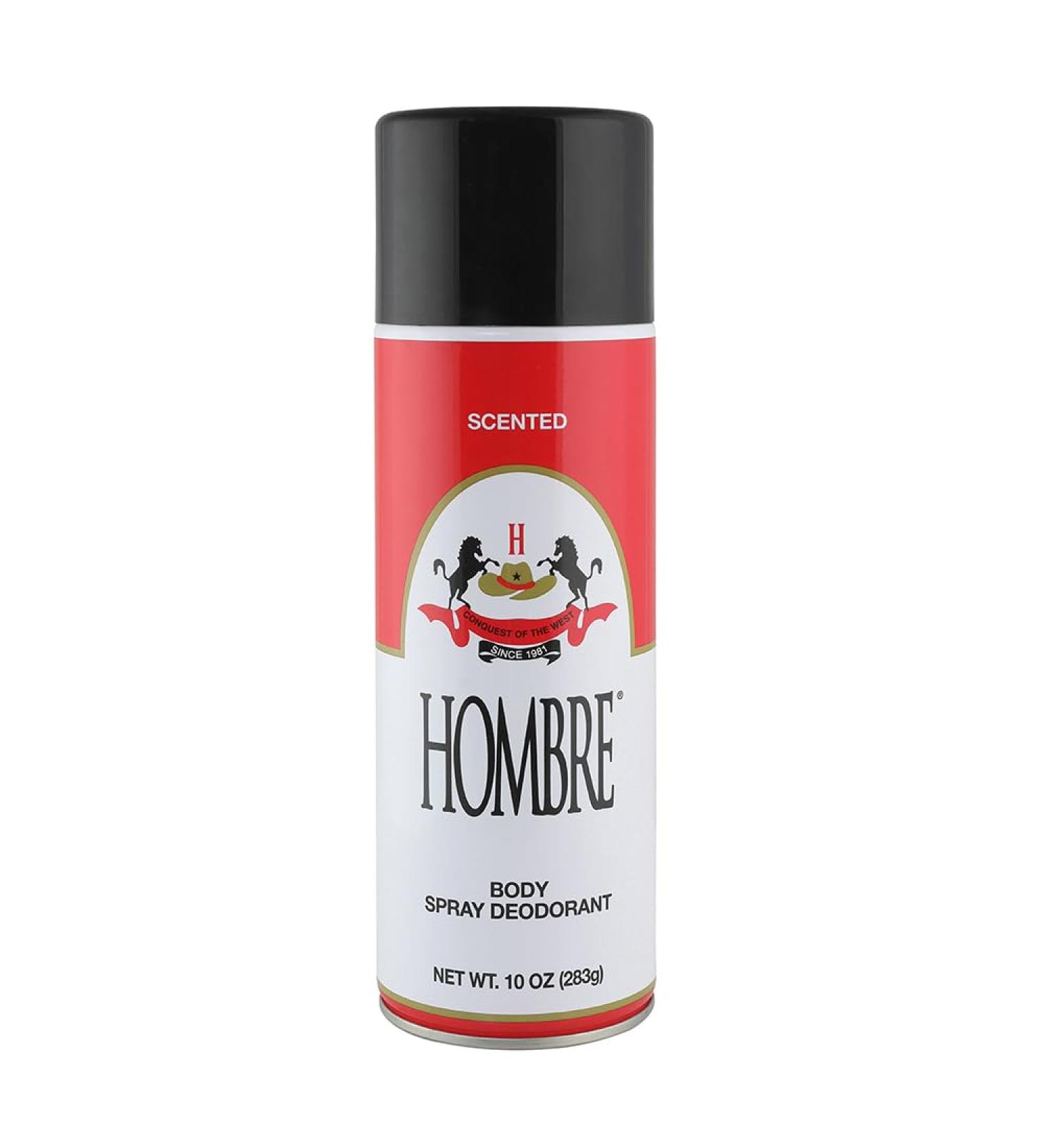 Hombre Red Deodorant Spray 10oz 283g With 80% More Product! 10 Ounce (Pack of 1) - Buy Online on GoSupps.com