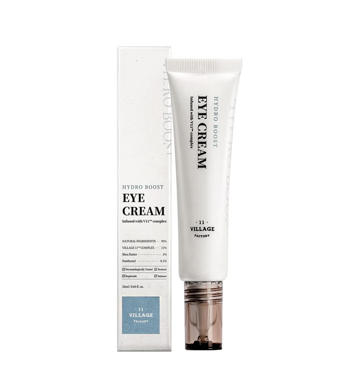 Hydro Boost Eye Cream - Hydrating Hyaluronic Acid & Shea Butter Formula | Nourishing Eye Care (0.85 fl oz/25ml) - International Shipping Available - Buy Online on GoSupps.com