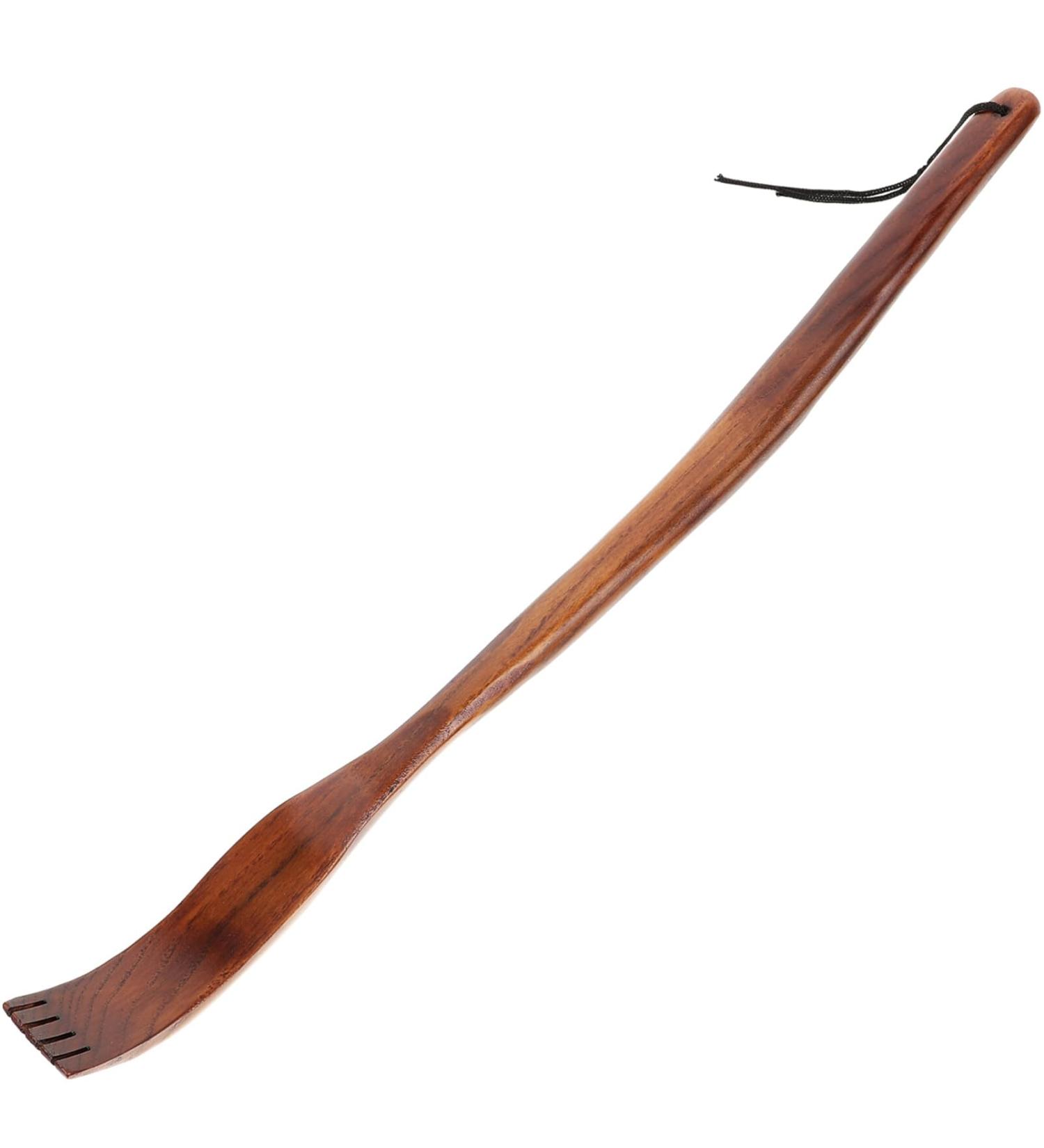 Buy Lurrose Wood Back Scratcher - Long Curved Handle for Itching Relief | International Shipping Available - Buy Online on GoSupps.com