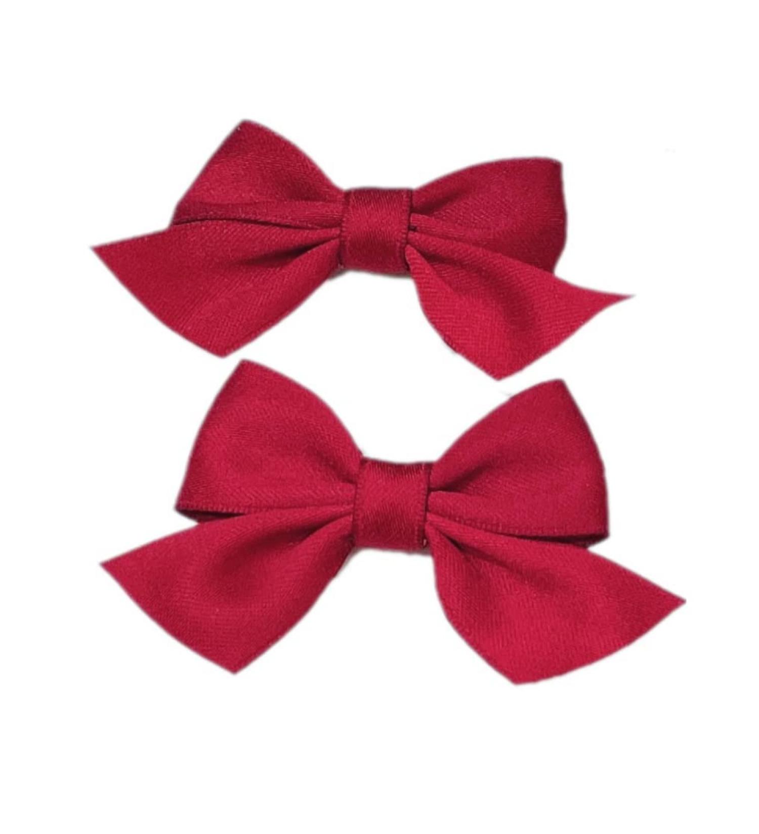 2pcs Hair Bows Alligator Clips Barrettes Alligator Hair Clips Hair Accessories Bowknot Barrette Small Non-slip Bow Hair Clips Fashion Cute Ponytail Barrettes for Adult Teens Women Wear Clips B