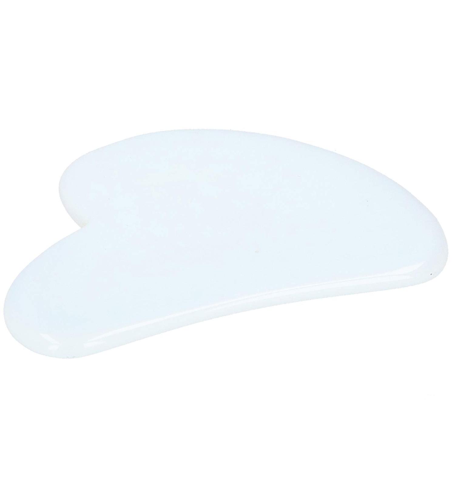 Verdant Touch Gua Sha Massage Tool - Heart Shaped Opal Scraper for Face Shoulder Leg Abdomen & Back - International Shipping Available - Buy Online on GoSupps.com