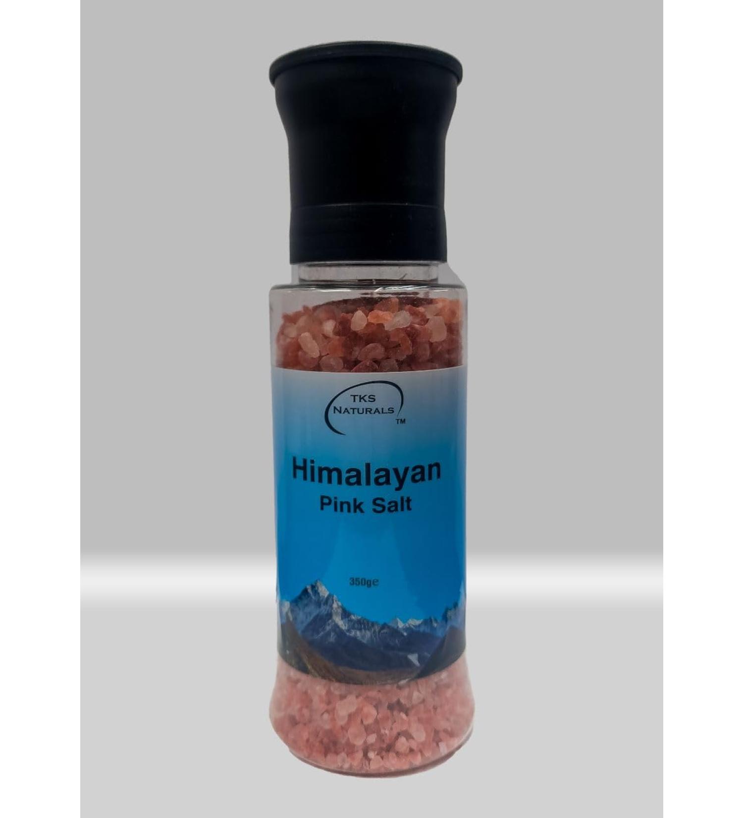 Himalayan Pink Salt coarse Grinder 350g/ Pink Salt Grinder 350g/ Organic Salt Grinder 350g - Buy Online on GoSupps.com