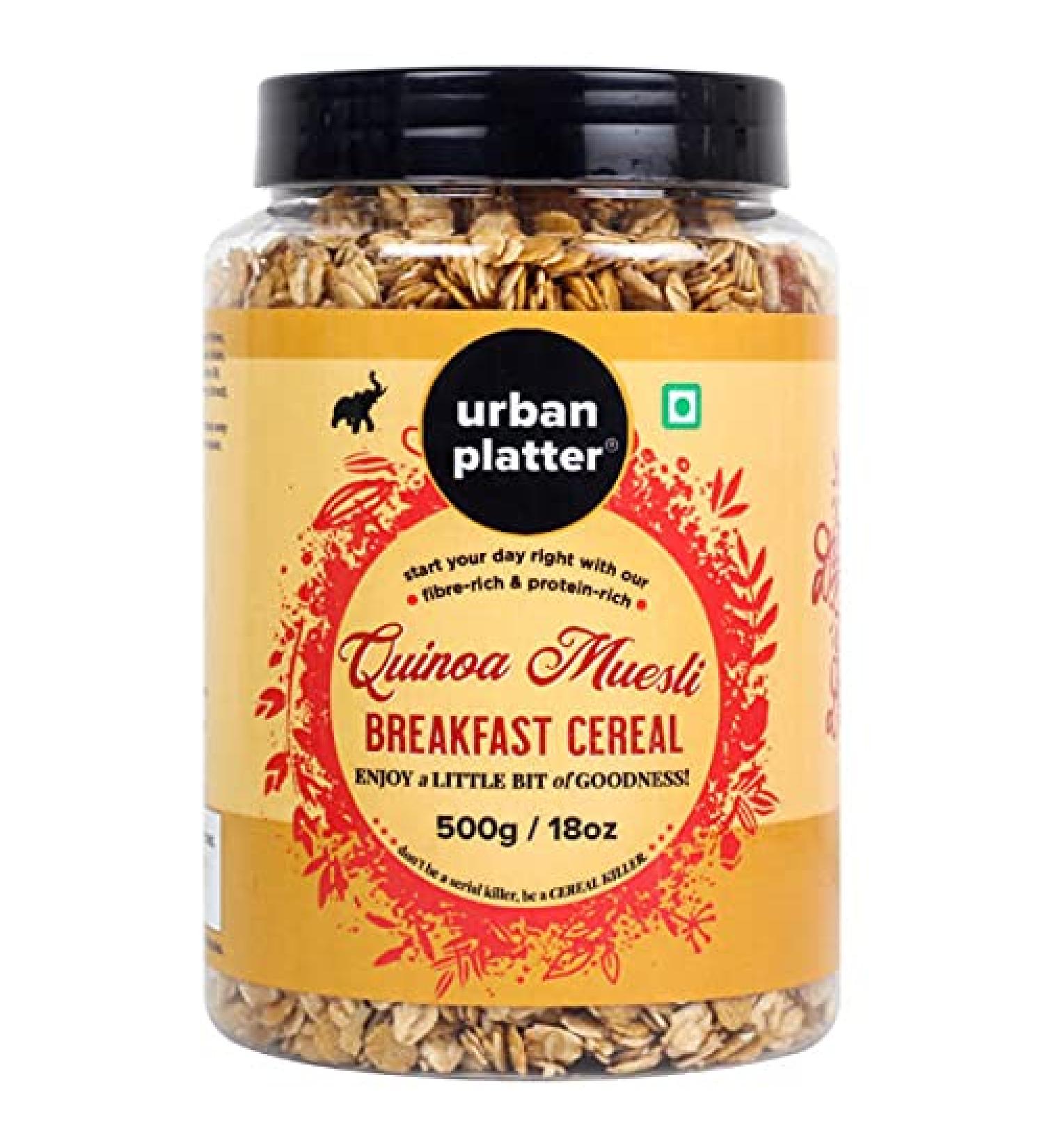 Quinoa Muesli 500G All Natural Preservative-Free  - Buy Online on GoSupps.com