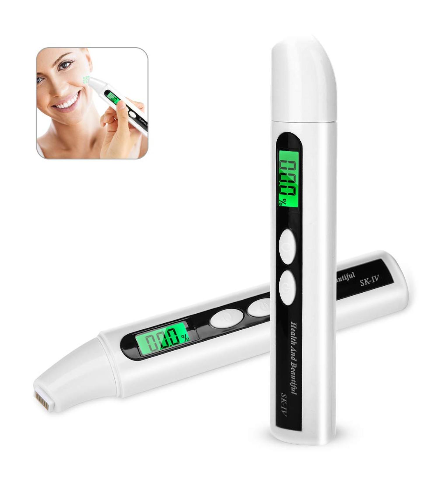 Brrnoo Digital LCD Display Precision Skin Sensor Tester Facial Moisture Water Oil Analyzer - Buy Online on GoSupps.com