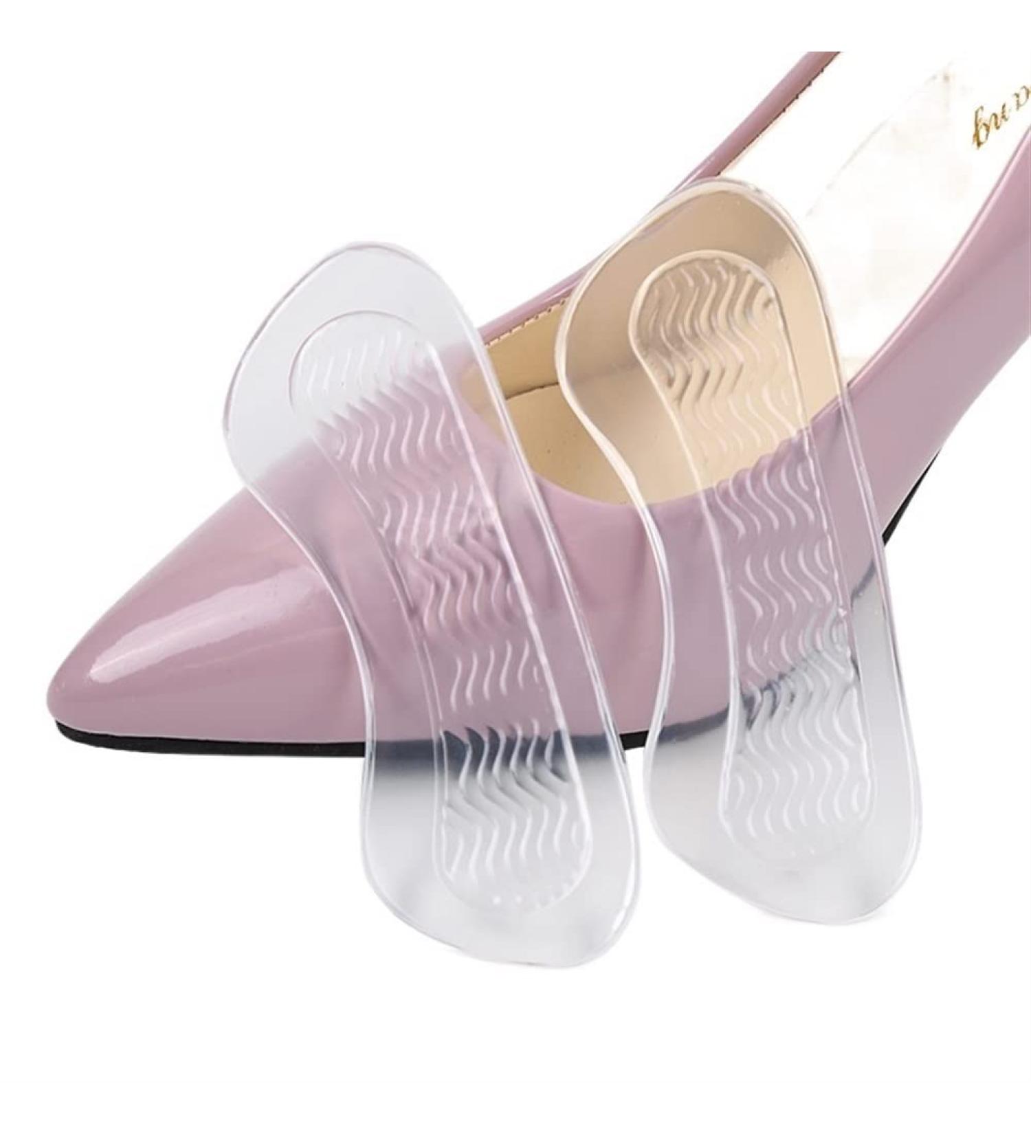 Buy Heel Cushion Inserts - GEL Self-Adhesive Foot Care for Heel Spurs & Dry Cracked Heels - Comfort Walk X-Large Clear - Buy Online on GoSupps.com