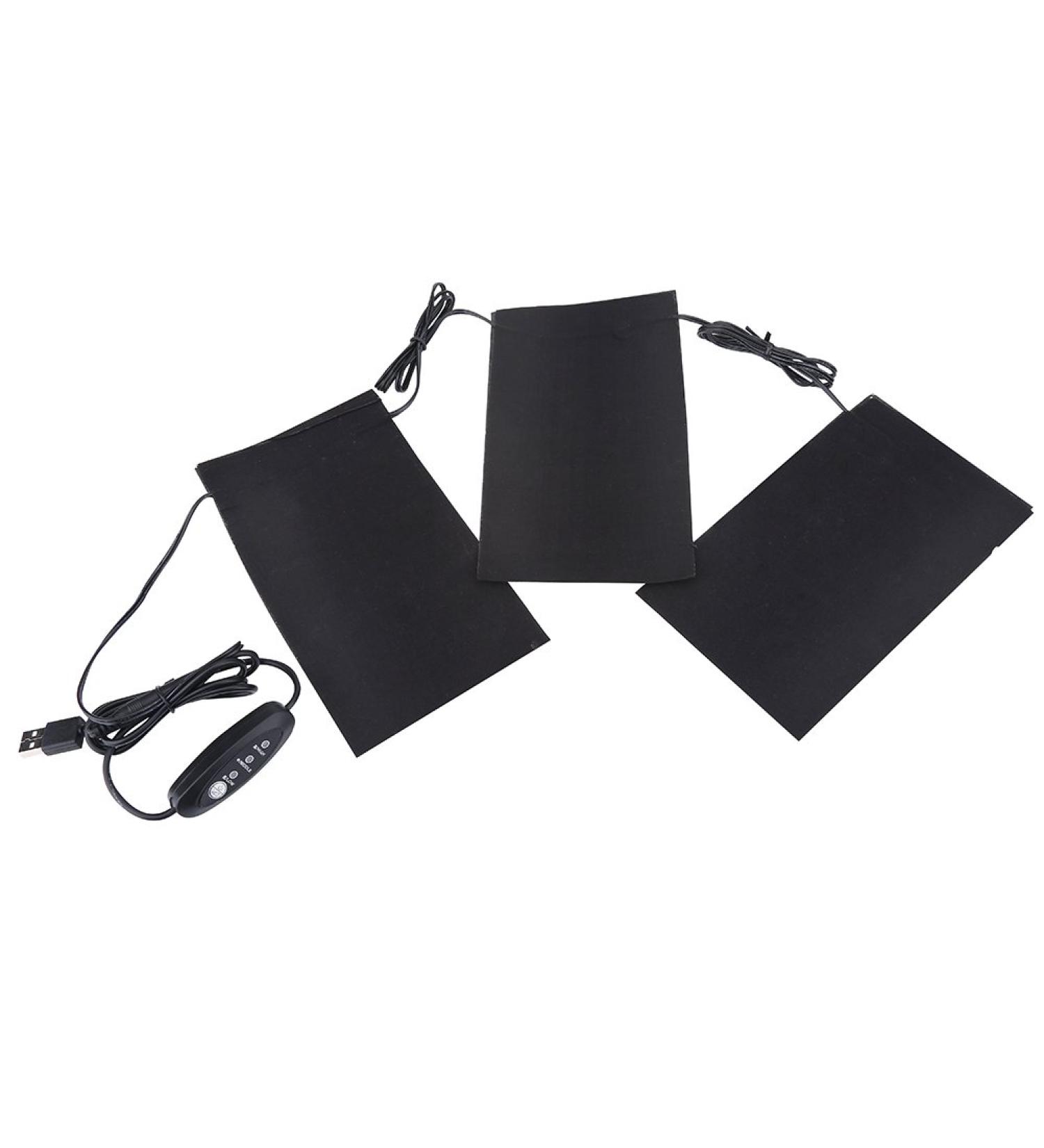 Bewinner 3 Pack USB Heating Pad - Foldable Washable 5V 2A Ideal for Winter Camping & Outdoor Use - International Shipping Available - Buy Online on GoSupps.com