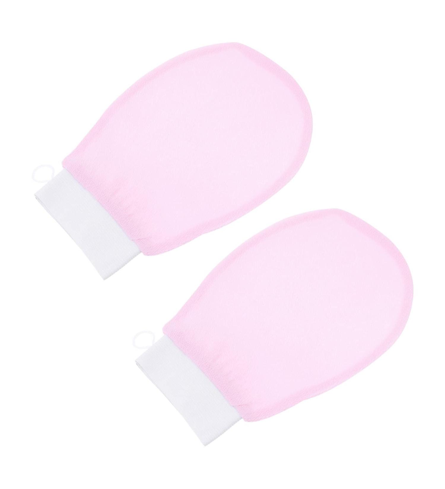  POPETPOP POPETPOP 4 Pairs of Pink Exfoliating Bath Scrub for Soft and Smooth Skin Practical and Lightweight Toiletry Accessory to Remove Dead Skin - Buy Online on GoSupps.com